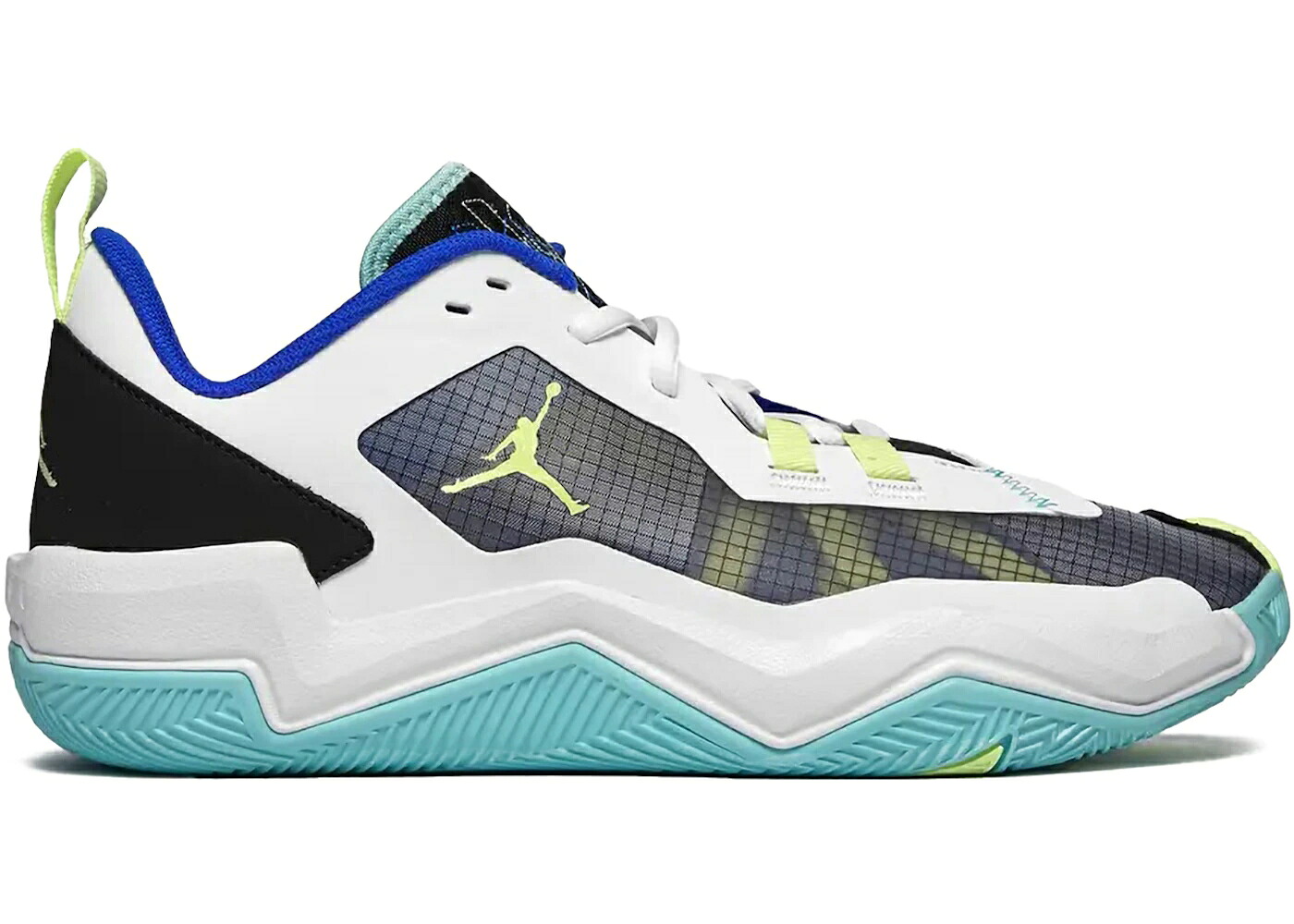 ナイキ ジョーダン 白色 ホワイト ライム 黒色 ブラック スニーカー メンズ JORDAN ONE TAKE 4 WHITE COPA LIME / BLACK WHITE COPA LIGHT LIQUID