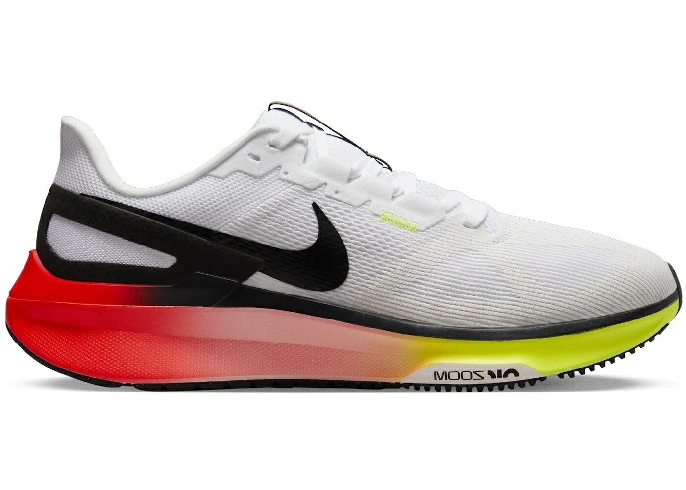 ナイキ 白色 ホワイト クリムゾン 黒色 ブラック スニーカー メンズ NIKE STRUCTURE 25 WHITE BRIGHT CRIMSON VOLT BLACK / WHITE BRIGHT CRIMSON VOLT BLACK
