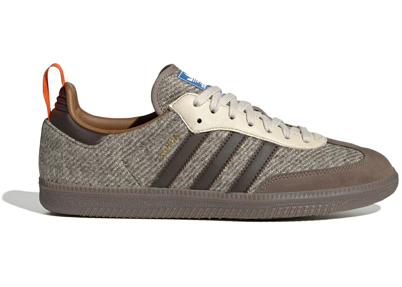 アディダス サンバ フォックス 茶色 ブラウン ワイルド スニーカー メンズ ADIDAS SAMBA FOX TWEED SIMPLE BROWN / SIMPLE BROWN DARK BROWN WILD｜スニケス