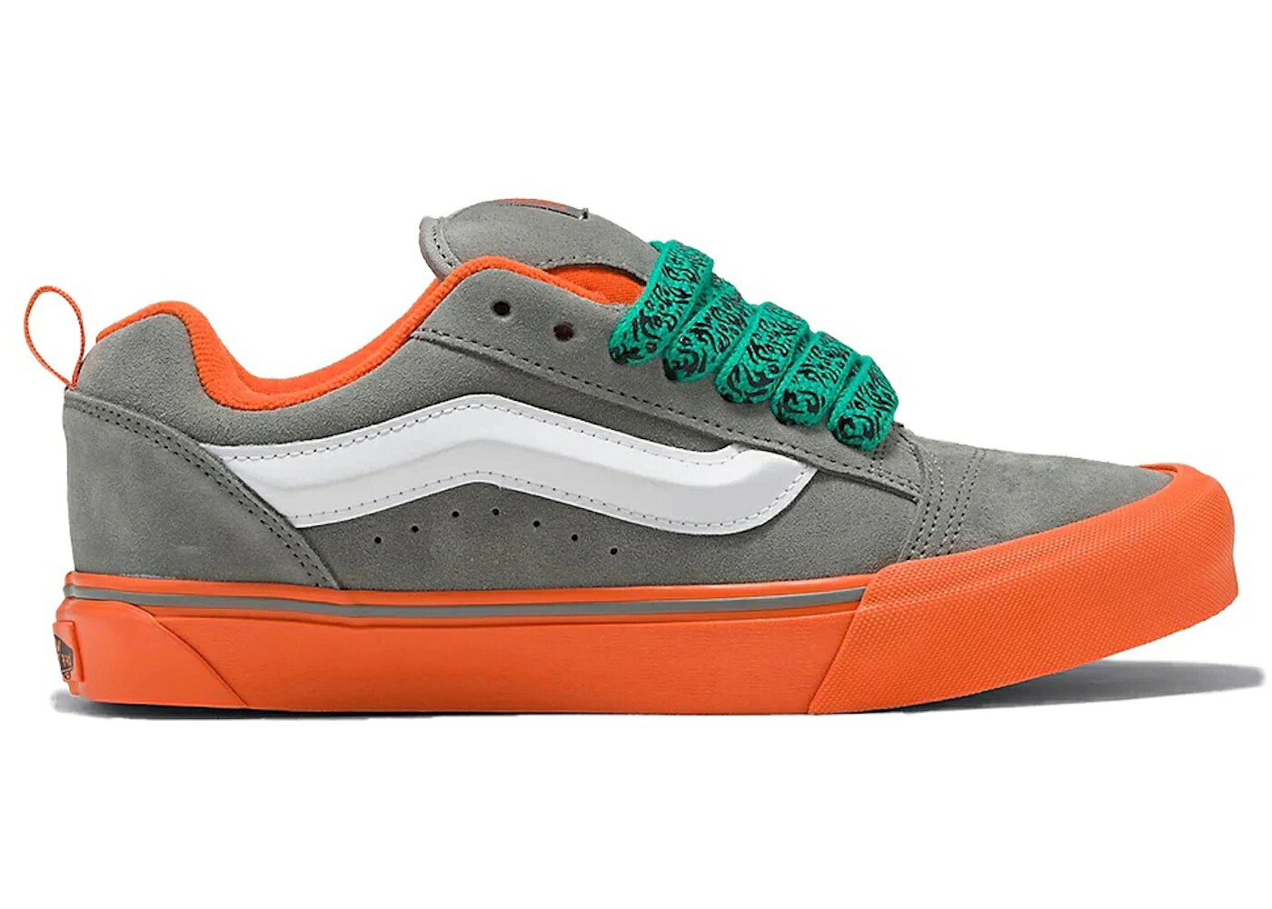 ヴァンズ バンズ 橙 オレンジ スニーカー メンズ VANS KNU SKOOL POP OUTSOLE ORANGE / POP OUTSOLE ORANGE