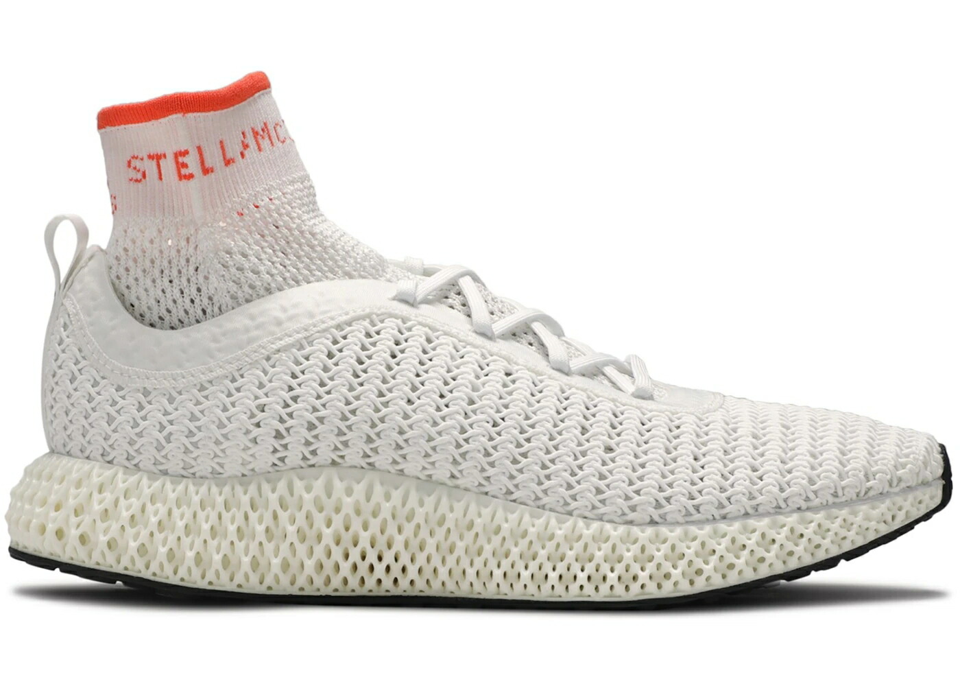 アディダス 白色 ホワイト コア 橙 オレンジ WOMEN スニーカー レディース ADIDAS ALPHAEDGE 4D STELLA MCCARTNEY WHITE (WOMEN) / CORE WHITE TRUE ORANGE CORE