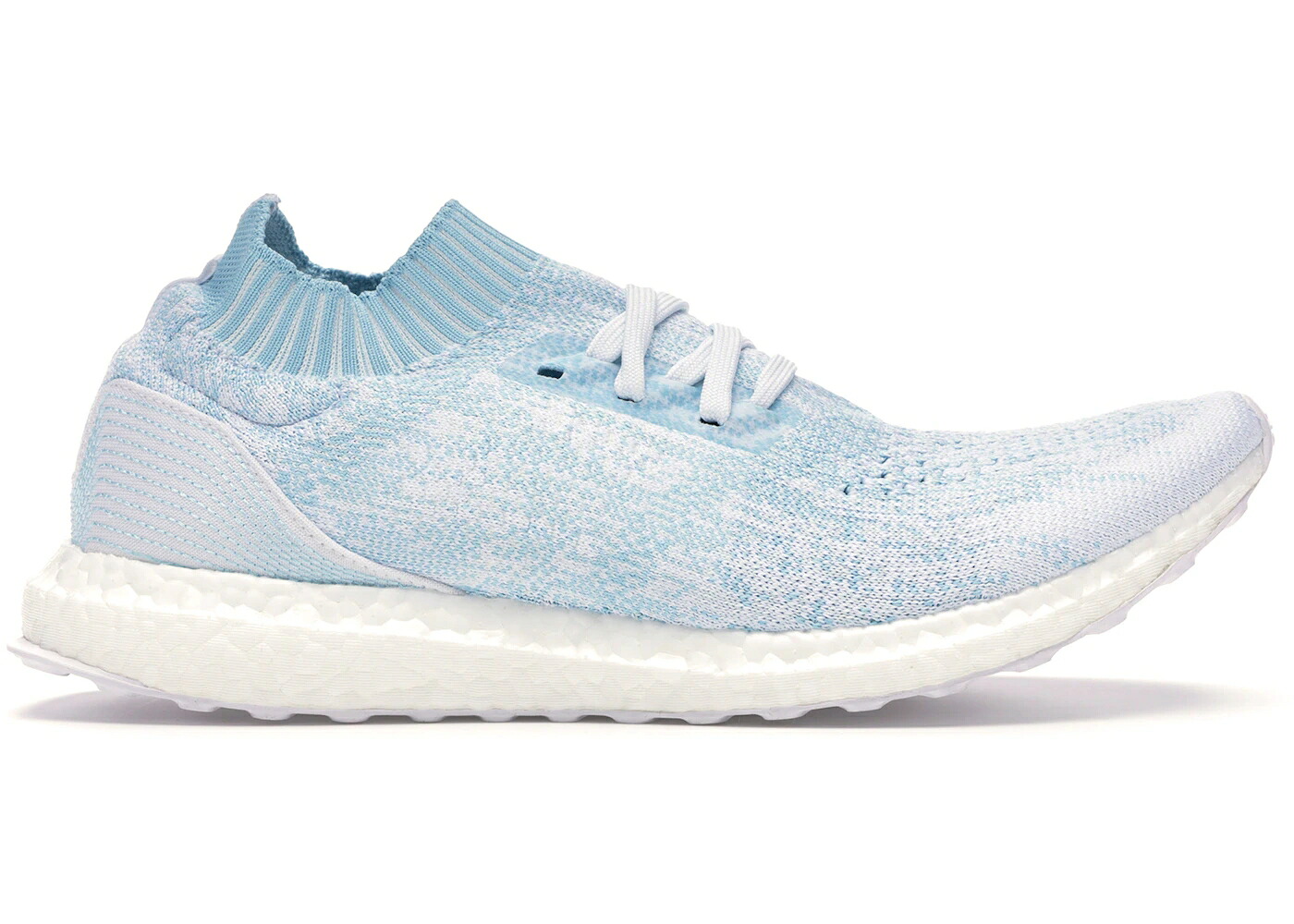 アディダス ウルトラ ブースト 青色 ブルー 白色 ホワイト ウルトラブースト スニーカー メンズ ADIDAS ULTRA BOOST UNCAGED PARLEY CORAL BLEACHING / ICEY BLUE WHITE