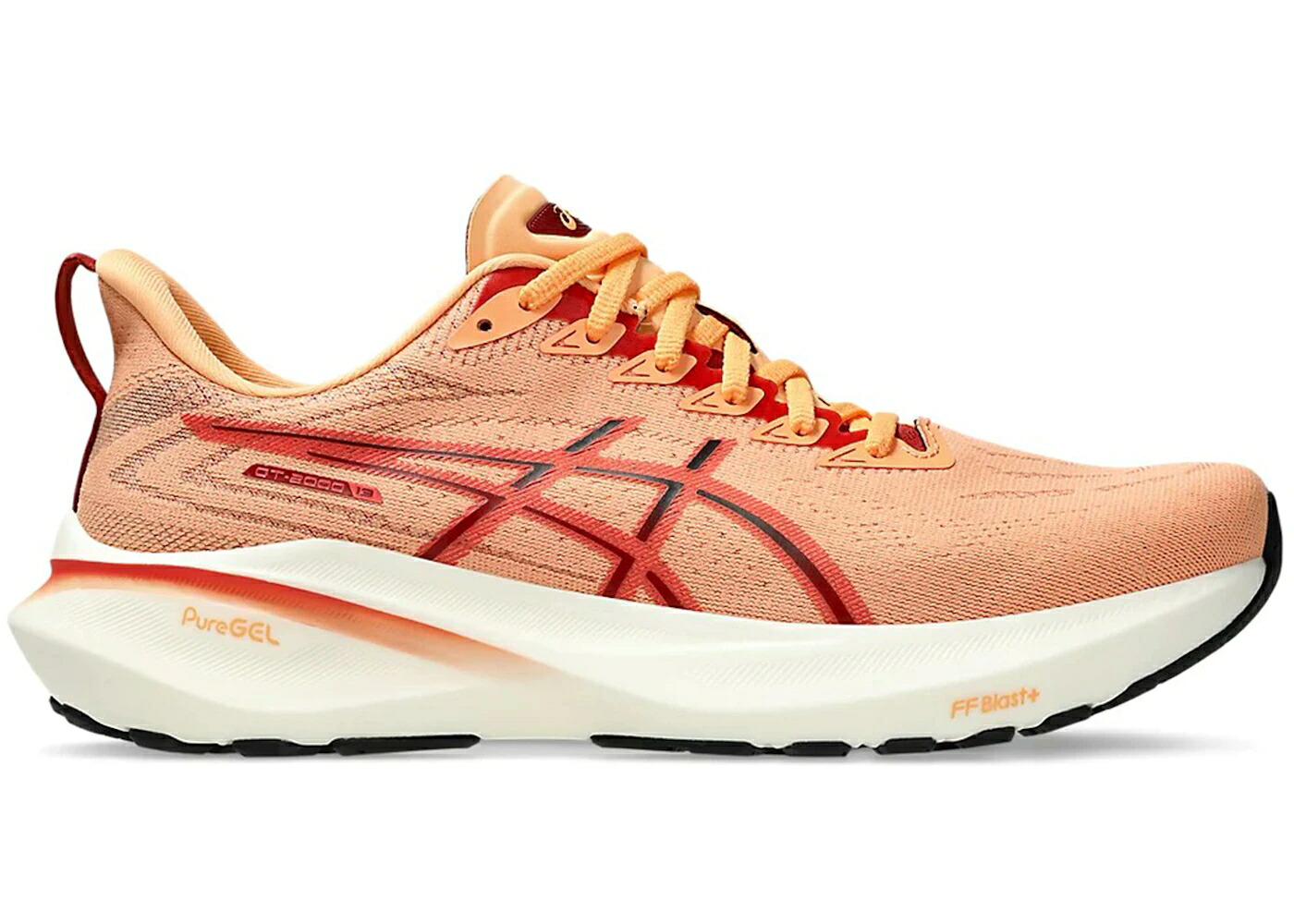 アシックス サーティーン 橙 オレンジ 赤 レッド スニーカー メンズ ASICS GT-2000 13 FADED ORANGE DESERT RED / FADED ORANGE DESERT RED
