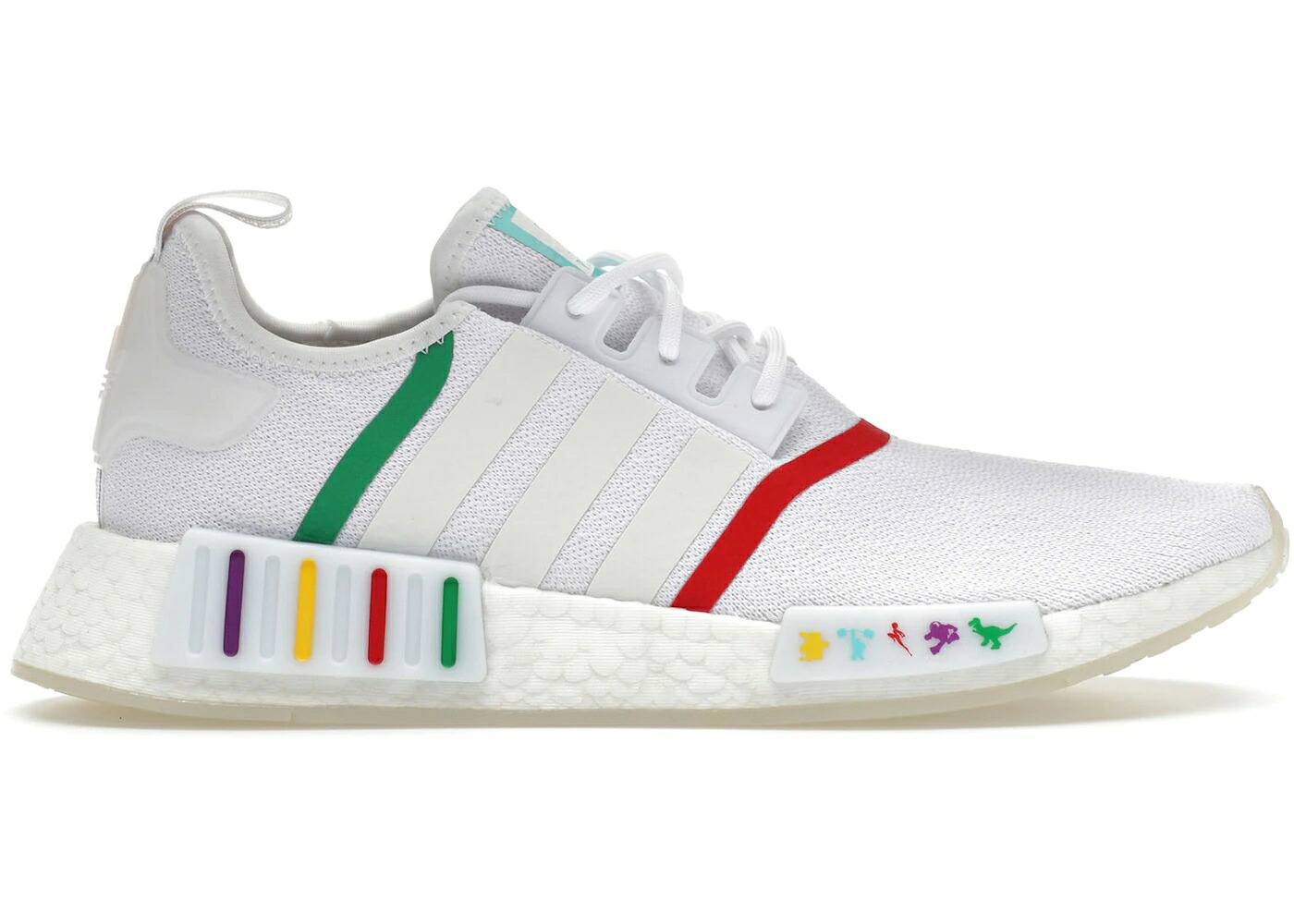 アディダス 白いこと 白いこと 中核グループ スニーカー メンズ ADIDAS NMD R1 PIXAR WHITE / CLOUD WHITE CLOUD WHITE CORE