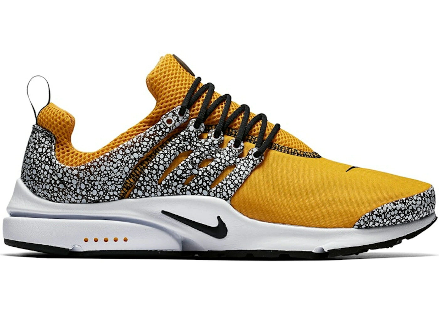 ナイキ プレスト サファリ ゴールド 黒色 ブラック 白色 ホワイト エア スニーカー メンズ NIKE AIR PRESTO SAFARI GOLD / UNIVERSITY GOLD BLACK WHITE
