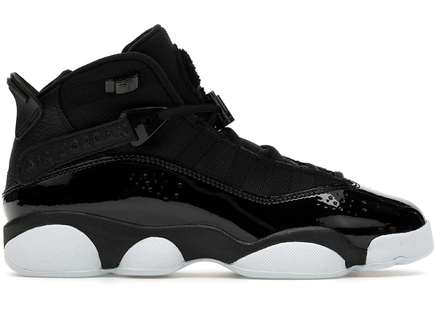 ナイキ ジョーダン 輪っか 黒いこと 黒いこと 白いこと 白いこと 御坊っちゃん キッズ JORDAN 6 RINGS BLACK WHITE (GS) / BLACK BLACK WHITE もの言う花 マタニティ スニーカー 靴-キッズファッション