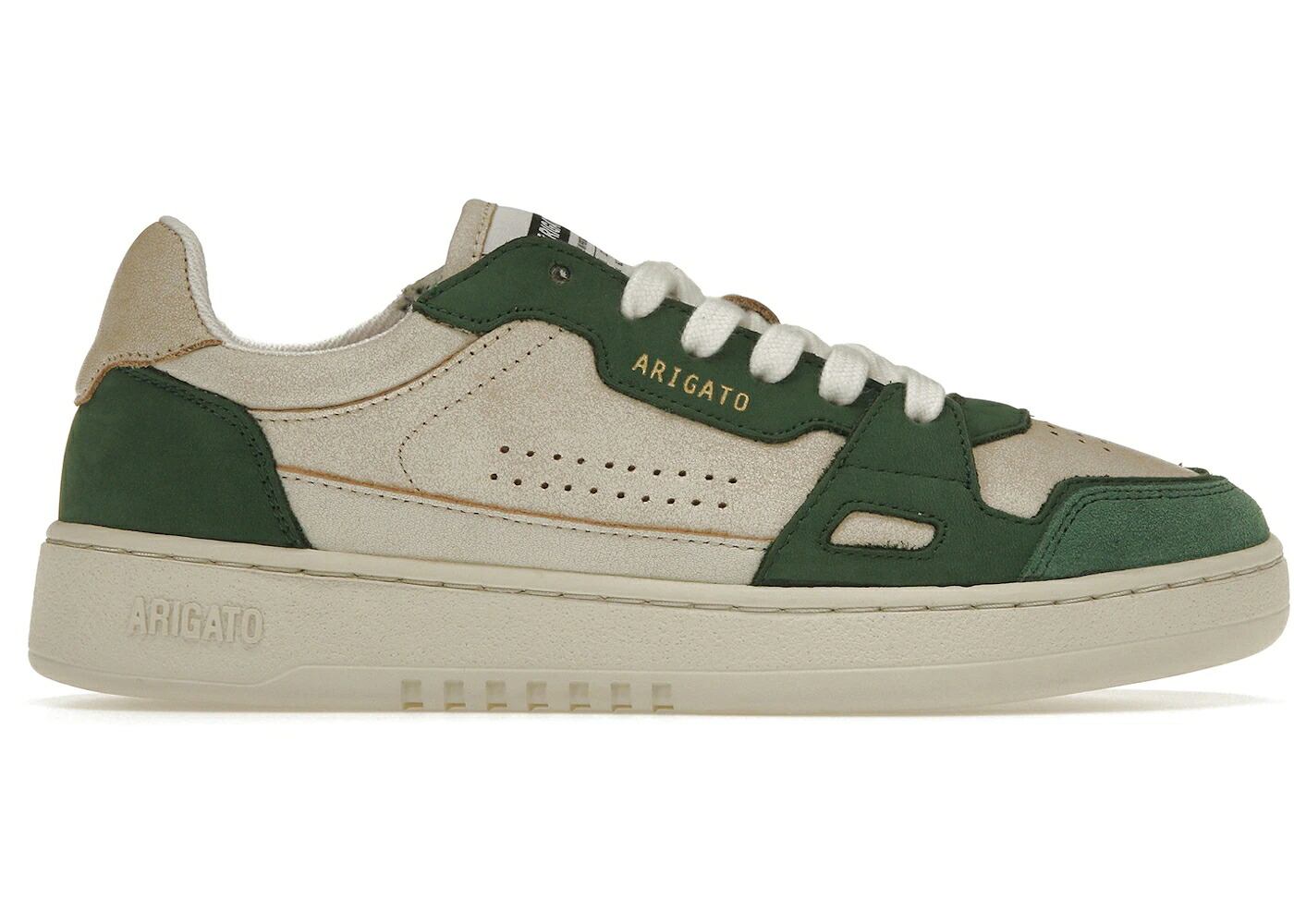 アクセルアリガト 靴 スニーカー 白色 ホワイト 緑 グリーン WOMEN'S レディース AXEL ARIGATO AXEL ARIGATO DICE LO SNEAKER WHITE KALE GREEN (WOMEN'S) / WHITE KALE GREEN