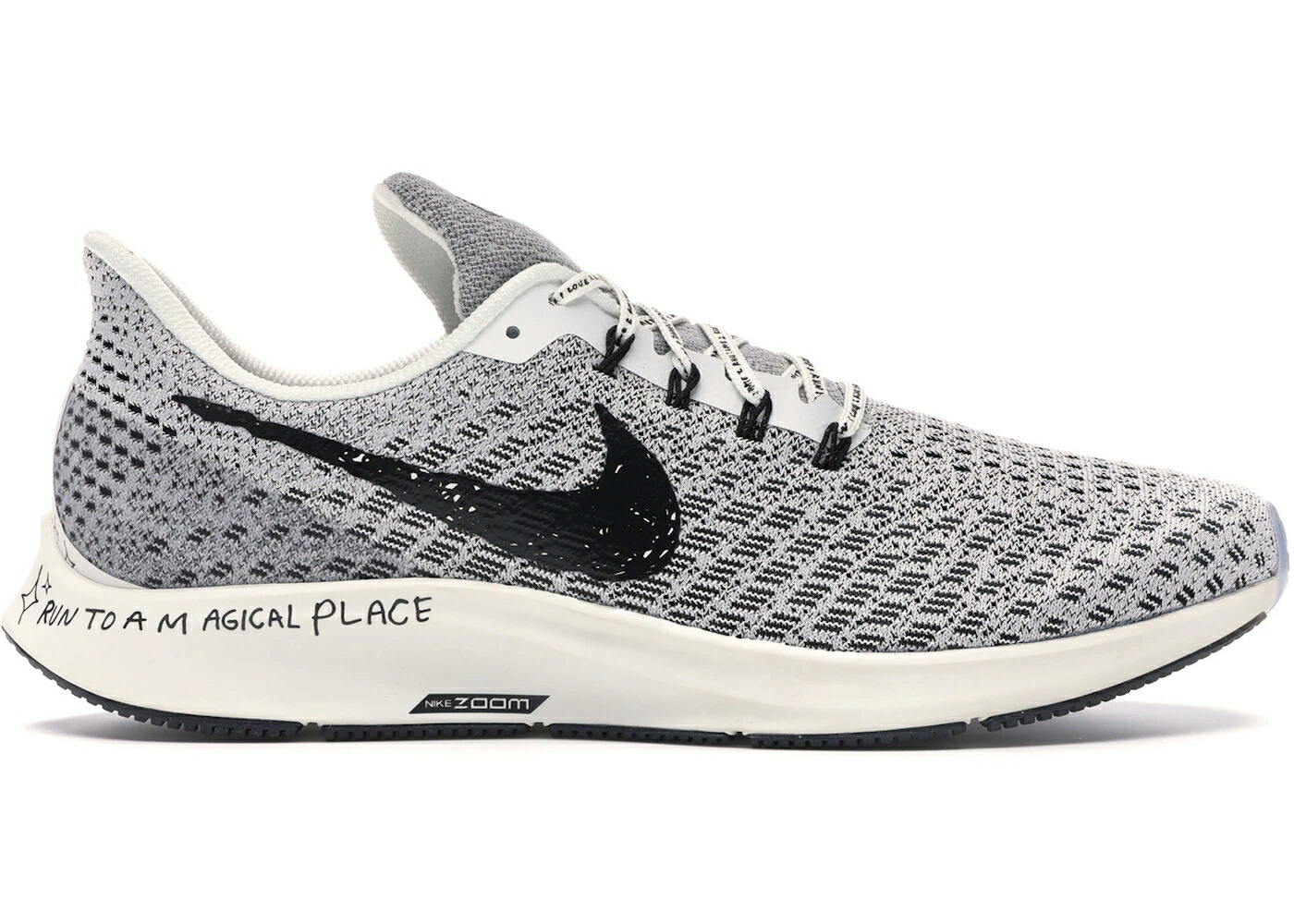 ナイキ ズーム ペガサス ネイサン 黒色 ブラック ズームペガサス スニーカー メンズ NIKE AIR ZOOM PEGASUS 35 NATHAN BELL / SAIL SAIL BLACK