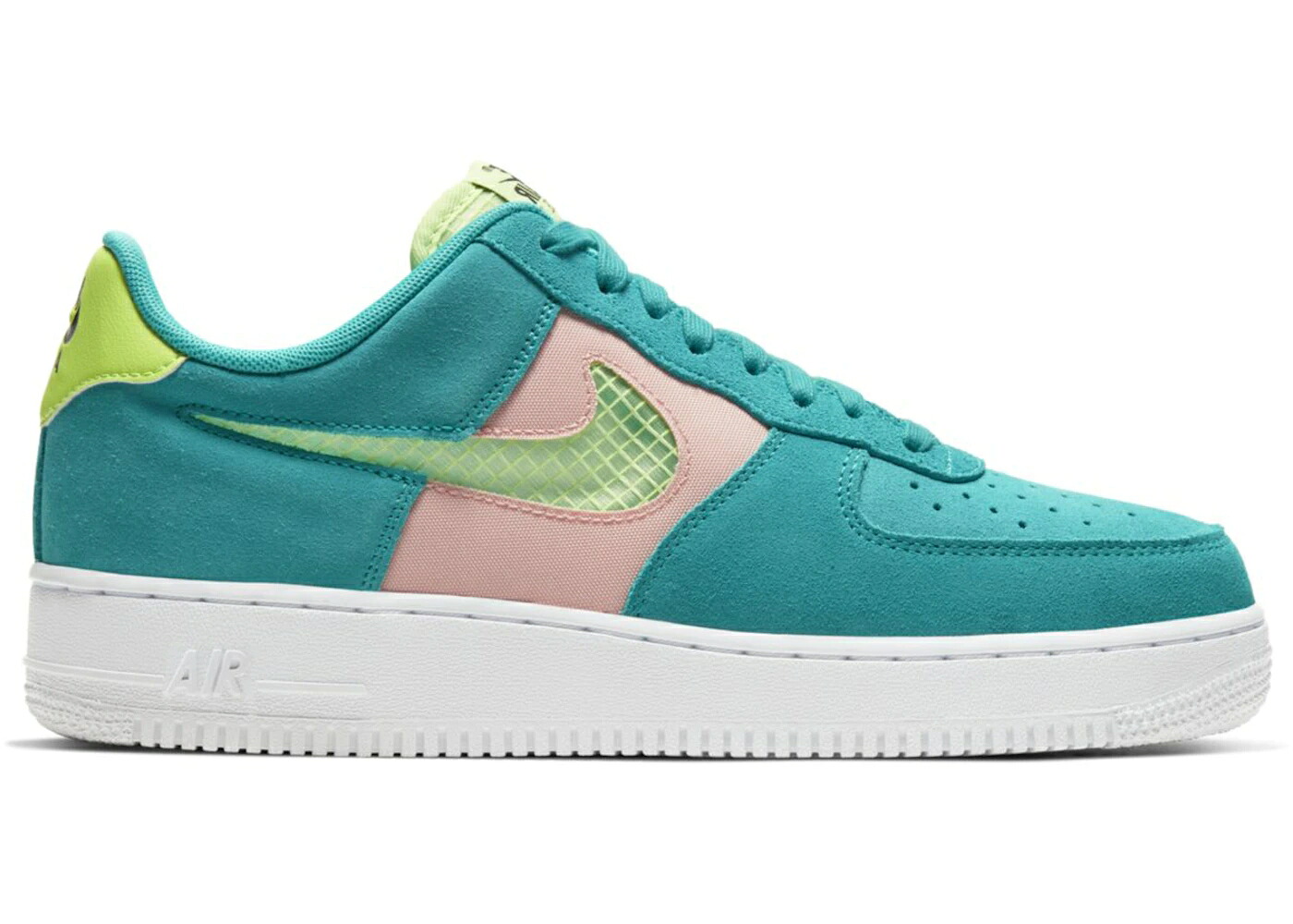 ナイキ アクア 空軍 スニーカー メンズ NIKE AIR FORCE 1 ORACLE AQUA / ORACLE AQUA
