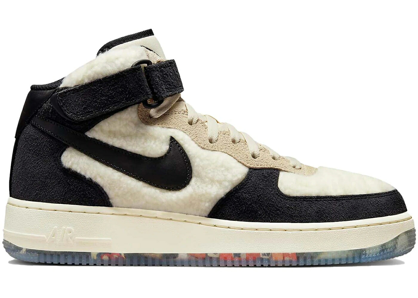 ナイキ ミッド プレミアム エアフォース '07 スニーカー メンズ NIKE AIR FORCE 1 MID PREMIUM CULTURE DAY / COCONUT MILK CASHMERE CLEAR