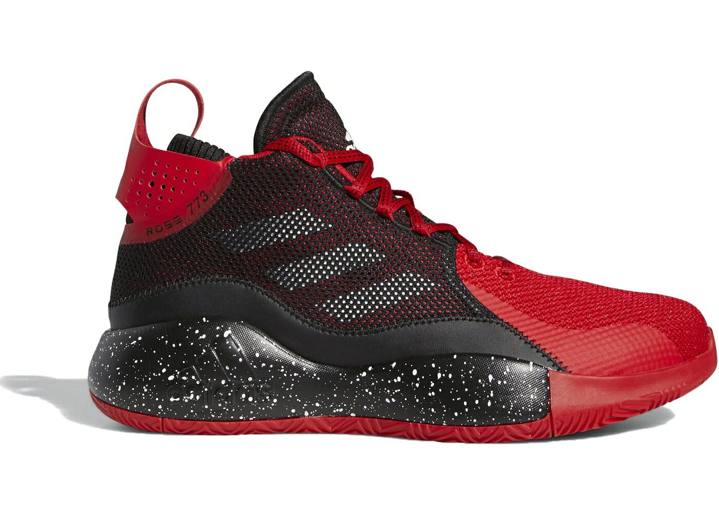 アディダス ローズ コア 黒色 ブラック 白色 ホワイト スニーカー メンズ ADIDAS D ROSE 773 2020 SCARLET / SCARLET CORE BLACK CLOUD WHITE