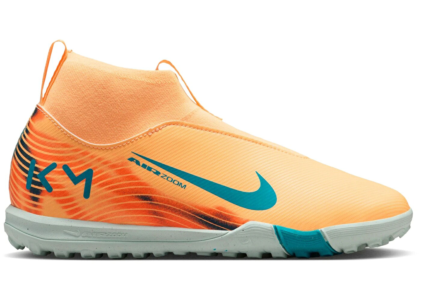ナイキ ズーム アカデミー ネオ ジュニア キッズ NIKE ZOOM MERCURIAL SUPERFLY 10 ACADEMY TF KYLIAN MBAPP MELON TINT (GS) / MELON TINT IGLOO NEO TURQUOISE ベビー マタニティ スニーカー|スニケス