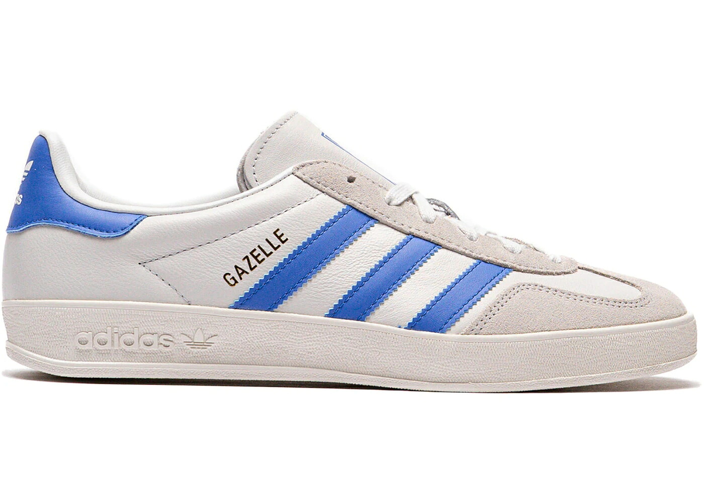 アディダス ガゼル 白色 ホワイト 青色 ブルー 灰色 グレー スニーカー メンズ ADIDAS GAZELLE INDOOR CRYSTAL WHITE BLUE GREY / CRYSTAL WHITE BLUE GREY ONE