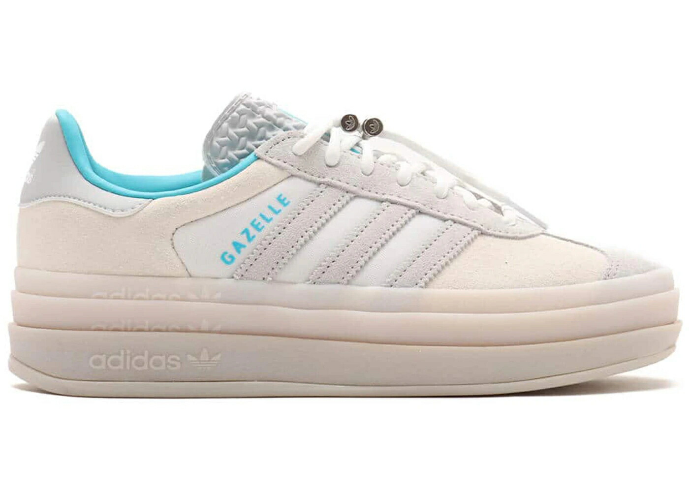 アディダス ガゼル 白いこと 白いこと 青味 青み WOMEN\u0027S スニーカー レディース ADIDAS GAZELLE BOLD CLOUD WHITE LIGHT BLUE (WOMEN\u0027S) / CLOUD WHITE LIGHT BLUE LIGHT