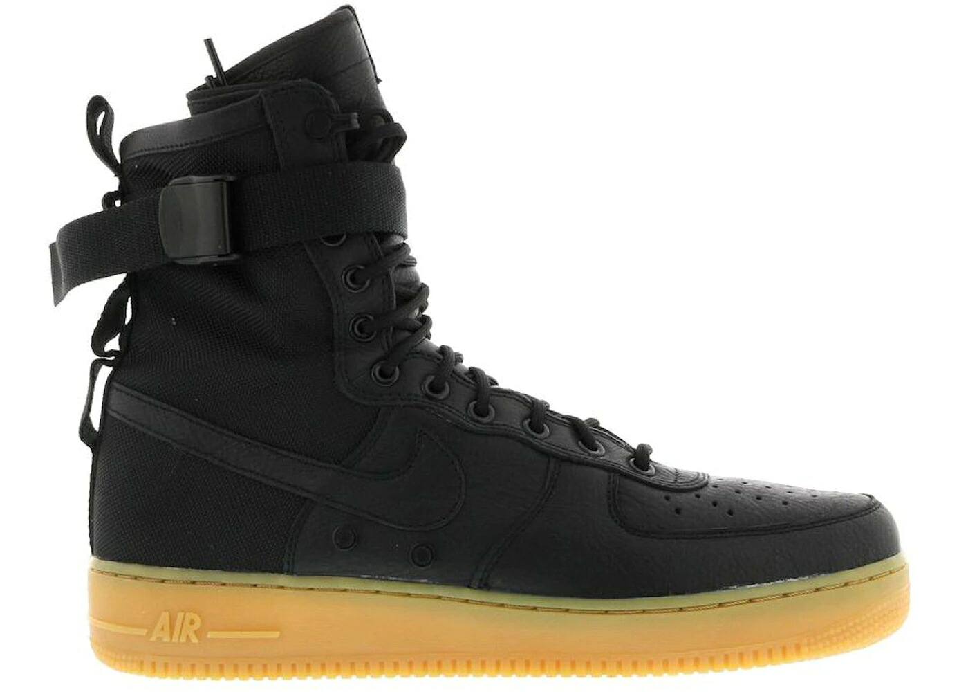 ナイキ 黒いこと 黒いこと 赤銅色 赤銅色 空軍 スニーカー メンズ NIKE 空想科学小説 AIR FORCE 1 BLACK GUM / BLACK GUM LIGHT BROWN 靴-メンズ靴