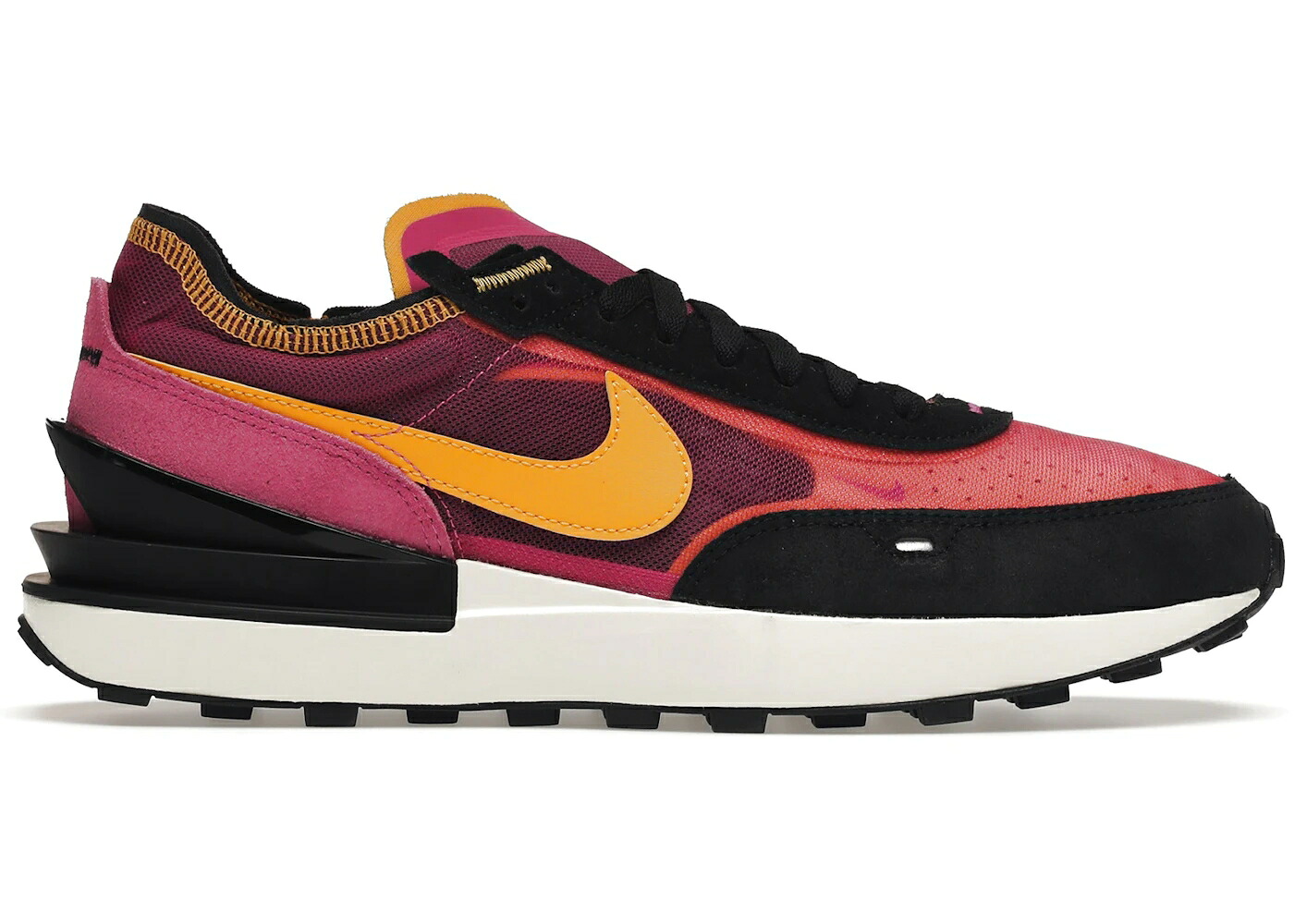 ナイキ ワーヘル ゴールド スニーカー メンズ NIKE WAFFLE ONE ACTIVE FUCHSIA / ACTIVE FUCHSIA UNIVERSITY GOLD
