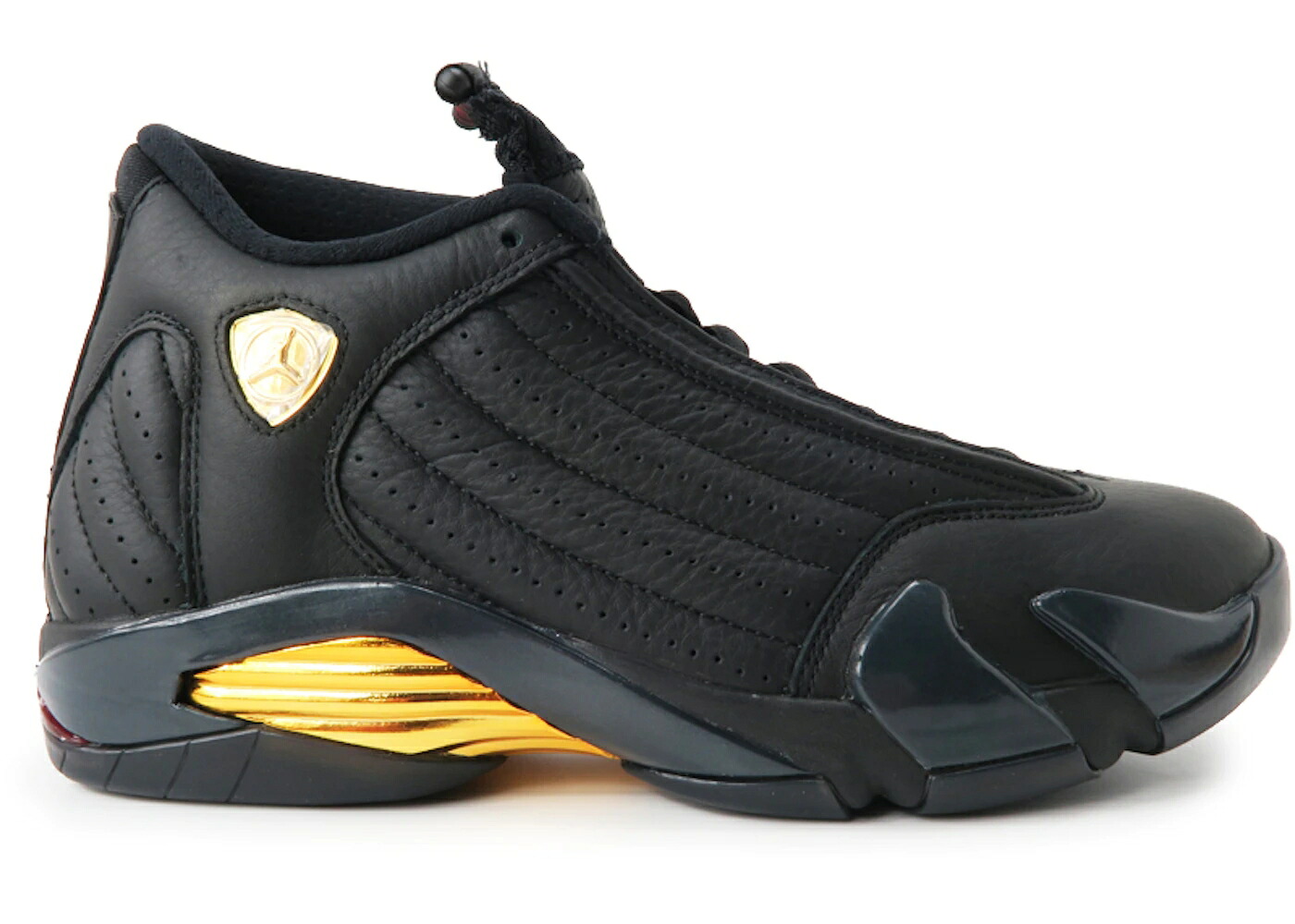 ナイキ ジョーダン 黒いこと 黒いこと ゴールド 赤 赤いこと スニーカー メンズ JORDAN 14 RETRO DEFINING MOMENTS PACK LAST SHOT / BLACK METALLIC GOLD VARSITY RED
