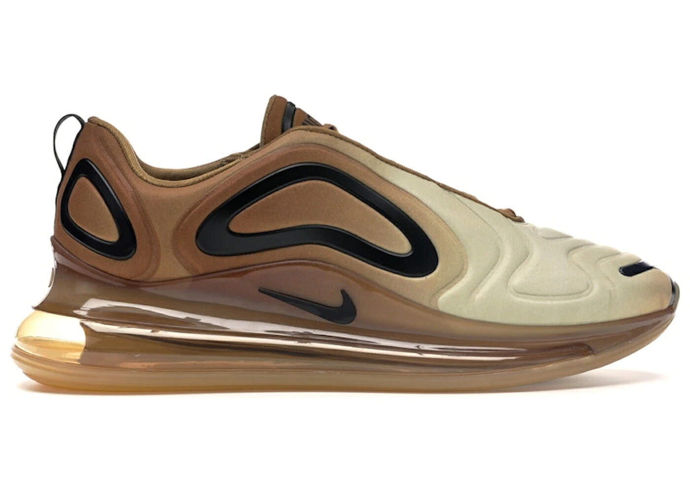 ナイキ マックス ウィート 黒いこと 黒いこと 野球クラブ ゴールド 大気圏マックス スニーカー メンズ NIKE AIR MAX 720 DESERT / WHEAT BLACK CLUB GOLD