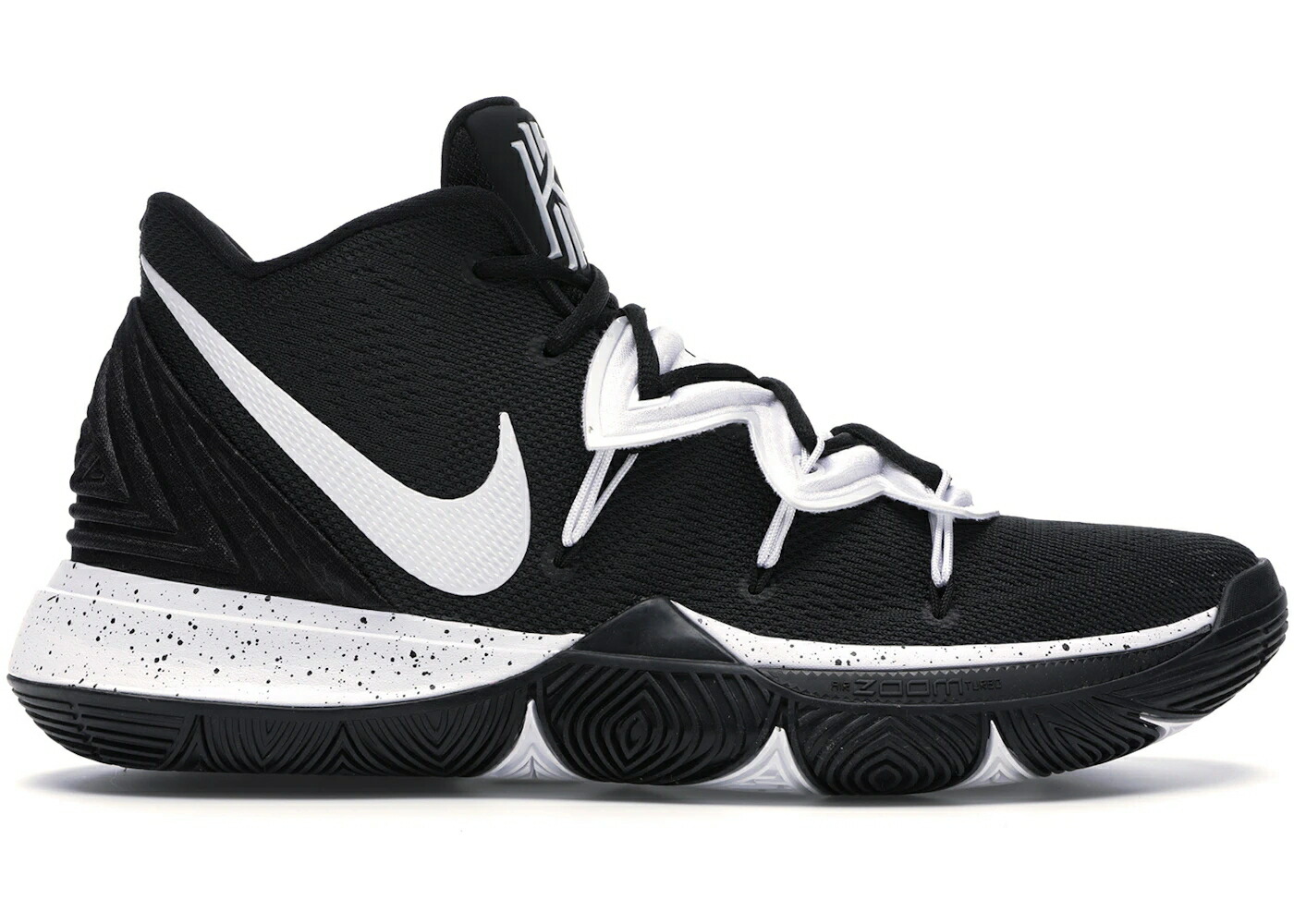 ナイキ カイリー チーム 黒色 ブラック 白色 ホワイト スニーカー メンズ NIKE KYRIE 5 TEAM BLACK WHITE / BLACK WHITE