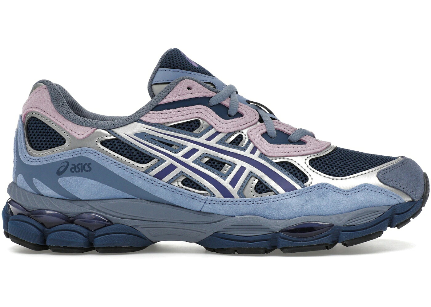 アシックス 青味 青味 さくら色 しろがね色 しろがね色 スニーカー メンズ ASICS GEL-NYC BLUE PINK SILVER / BLUE PINK SILVER