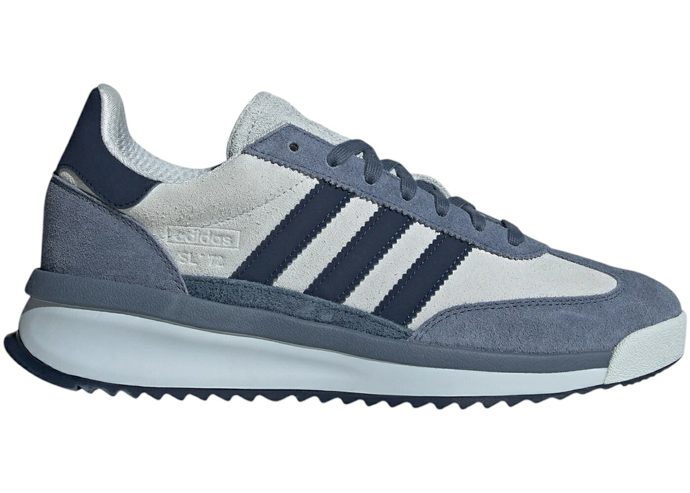 アディダス 青色 ブルー ナイト 藍色 インディゴ スニーカー メンズ ADIDAS SL 72 RTN HALO BLUE NIGHT INDIGO PRELOVED INK / HALO BLUE NIGHT INDIGO PRELOVED