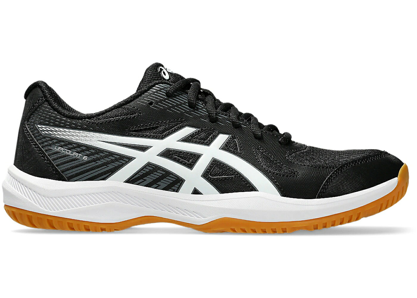 アシックス 黒色 ブラック 白色 ホワイト スニーカー メンズ ASICS UPCOURT 6 BLACK WHITE / BLACK WHITE