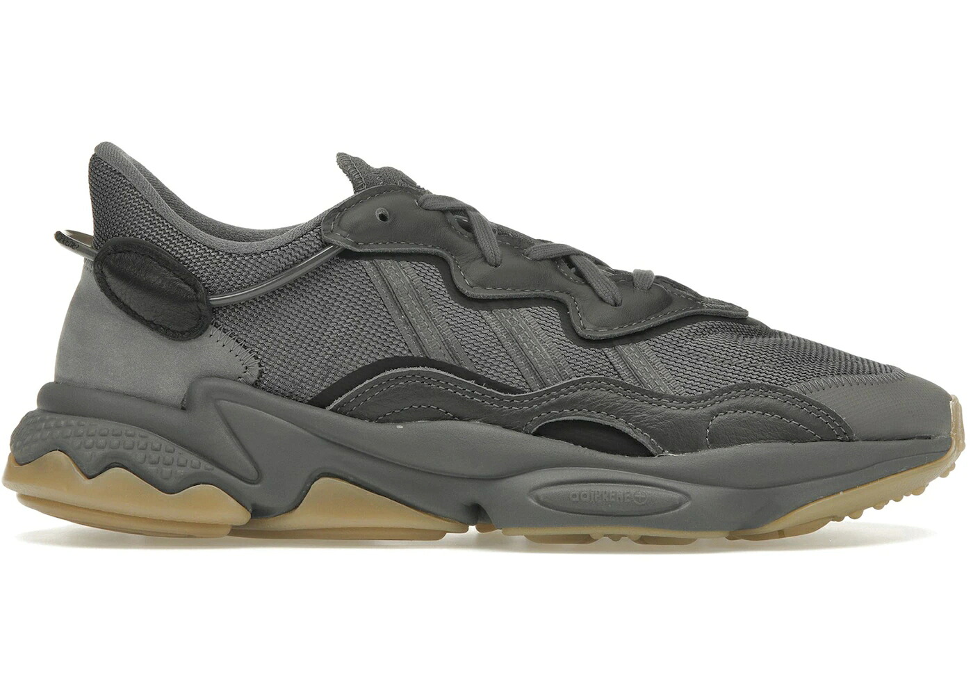 アディダス 薄墨色 薄墨色 中核グループ 黒いこと 黒いこと スニーカー メンズ ADIDAS OZWEEGO GREY FIVE GUM / GREY FIVE GREY FOUR CORE BLACK