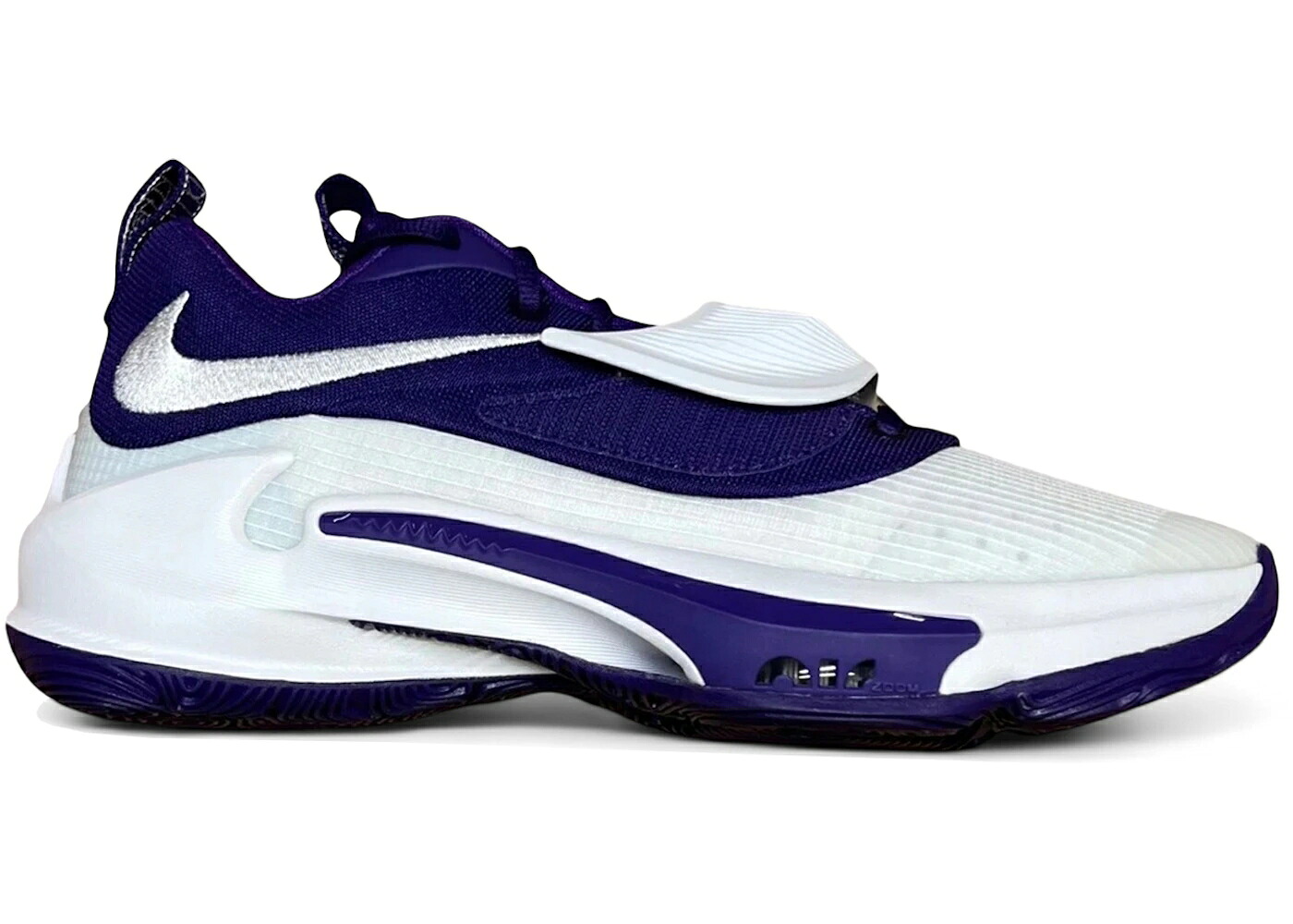 ナイキ ズーム コート 紫 パープル 白色 ホワイト ズームフリーク スニーカー メンズ NIKE ZOOM FREAK 3 TB COURT PURPLE / COURT PURPLE WHITE｜スニケス