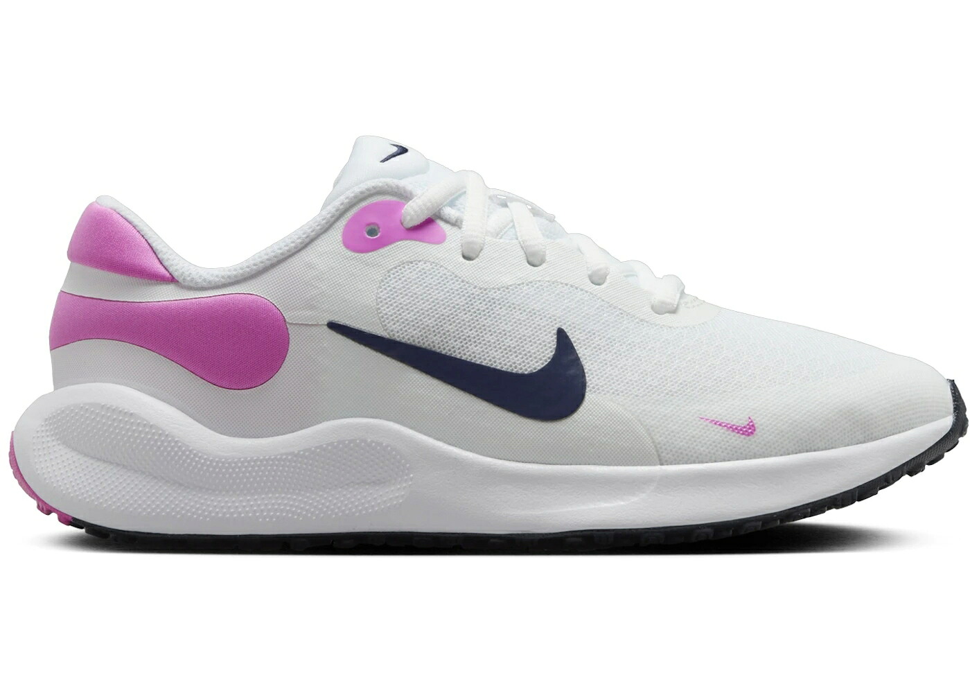 ナイキ 大変革 白いこと 白いこと サクラ色 紺色 米国海軍 御坊っちゃん キッズ NIKE REVOLUTION 7 WHITE PLAYFUL PINK MIDNIGHT NAVY (GS) / WHITE PLAYFUL PINK MIDNIGHT NAVY もの言う花 マタニティ スニーカー