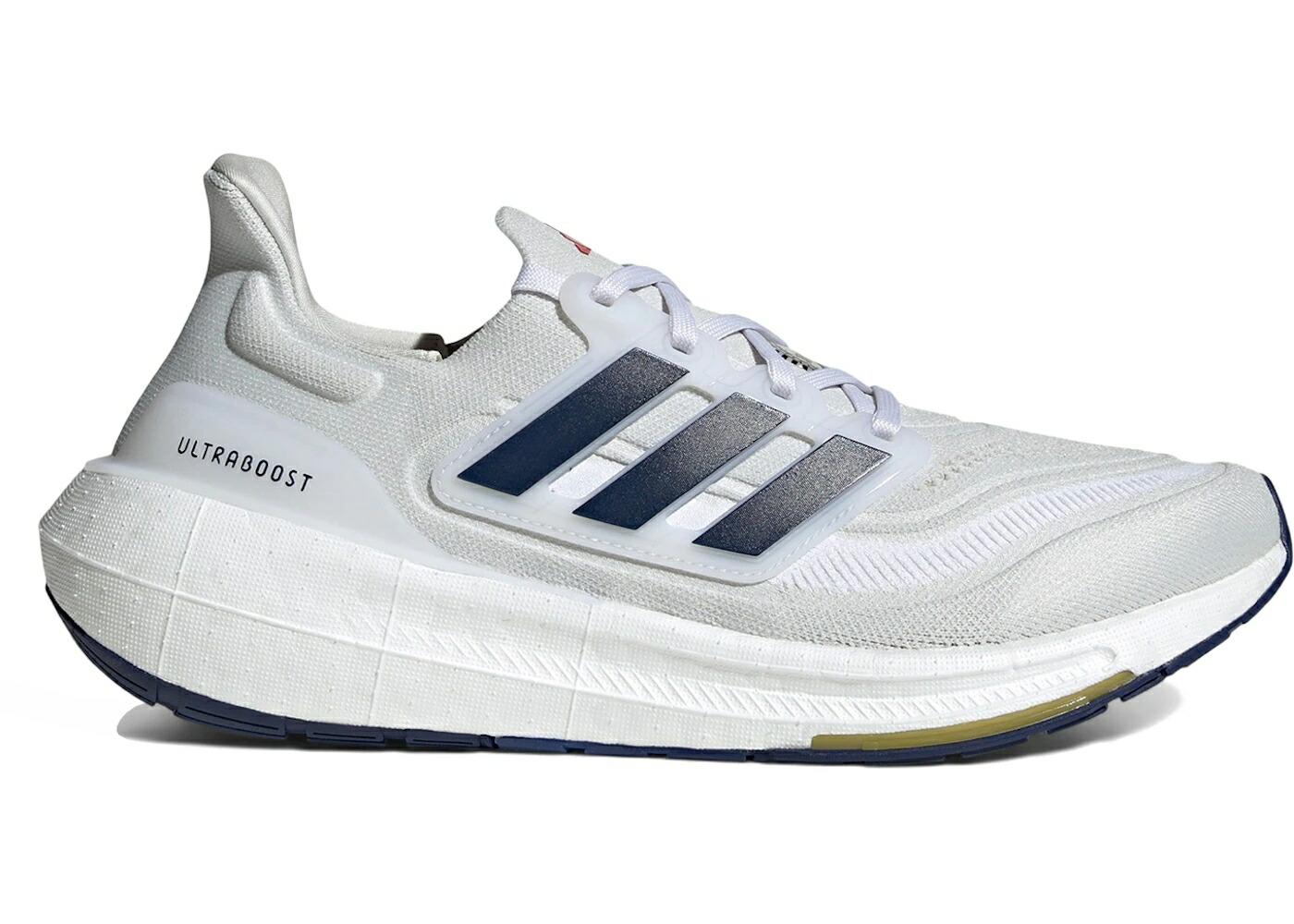 アディダス ウルトラ ブースト 白色 ホワイト 青色 ブルー ゴールド ウルトラブースト スニーカー メンズ ADIDAS ULTRA BOOST LIGHT WHITE DARK BLUE / CRYSTAL WHITE DARK BLUE GOLD｜スニケス