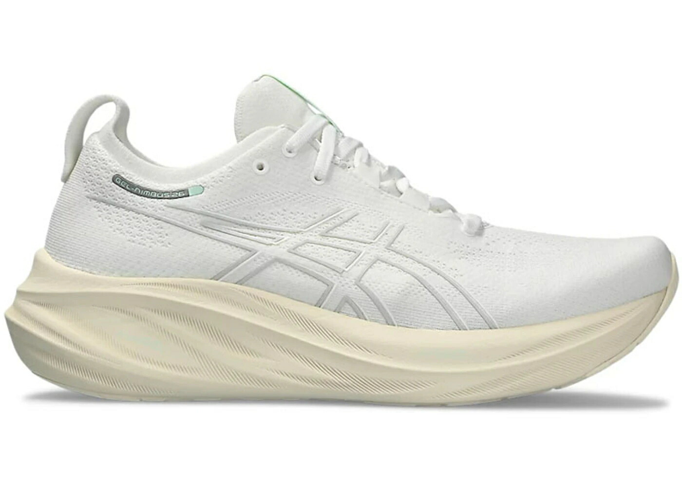 アシックス 白色 ホワイト スニーカー メンズ ASICS GEL-NIMBUS 26 WHITE OFF / WHITE WHITE