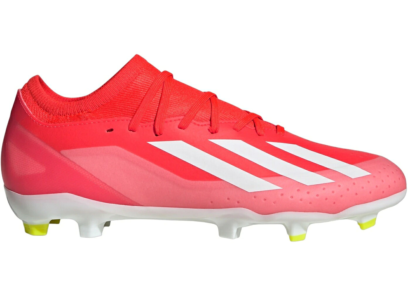 アディダス 赤 レッド 白色 ホワイト チーム 黄色 イエロー スニーカー メンズ ADIDAS CRAZYFAST LEAGUE FG SOLAR RED CLOUD WHITE TEAM YELLOW / SOLAR RED CLOUD WHITE TEAM SOLAR
