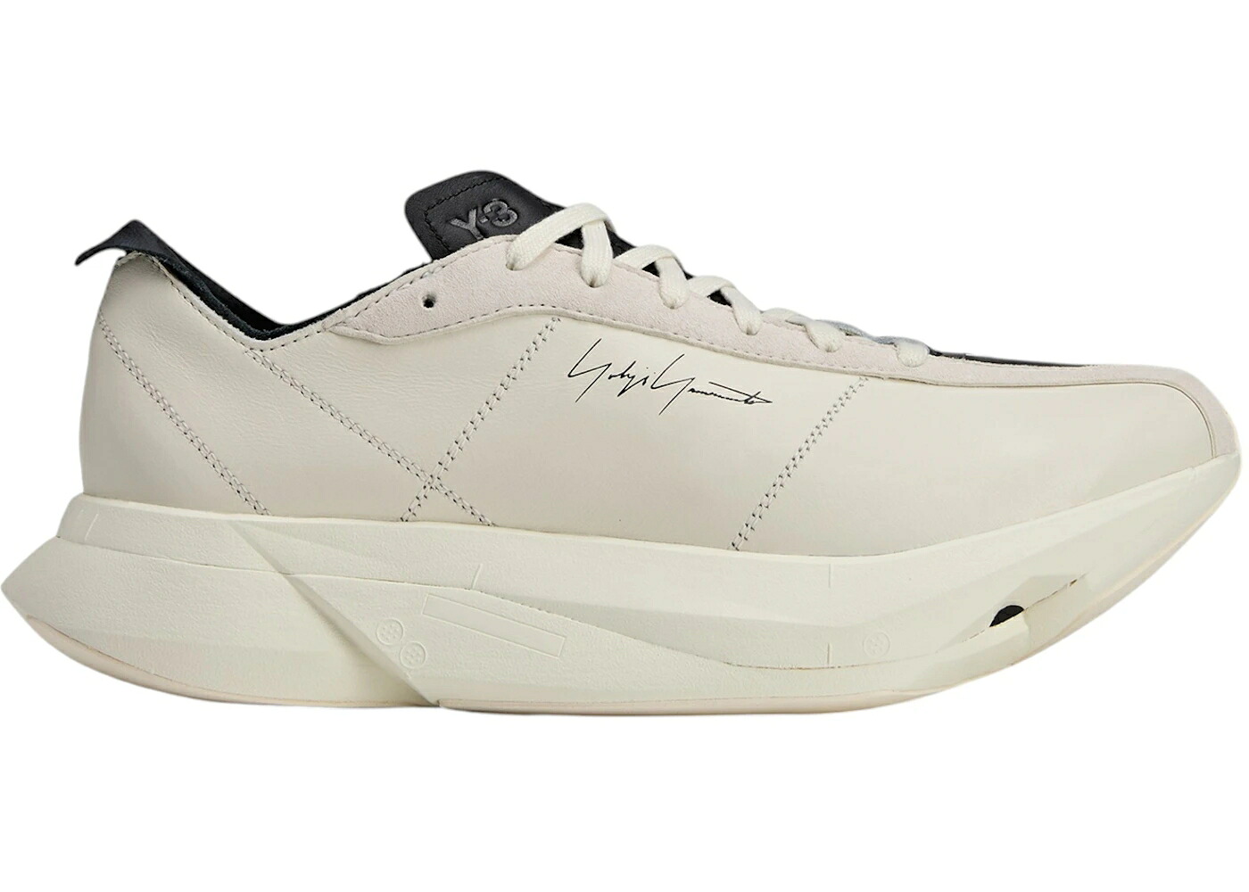 アディダス アディオス プロ 白色 ホワイト 黒色 ブラック 3.0 スニーカー メンズ ADIDAS Y-3 ADIOS PRO LX OFF WHITE BLACK / OFF WHITE BLACK OFF WHITE｜スニケス