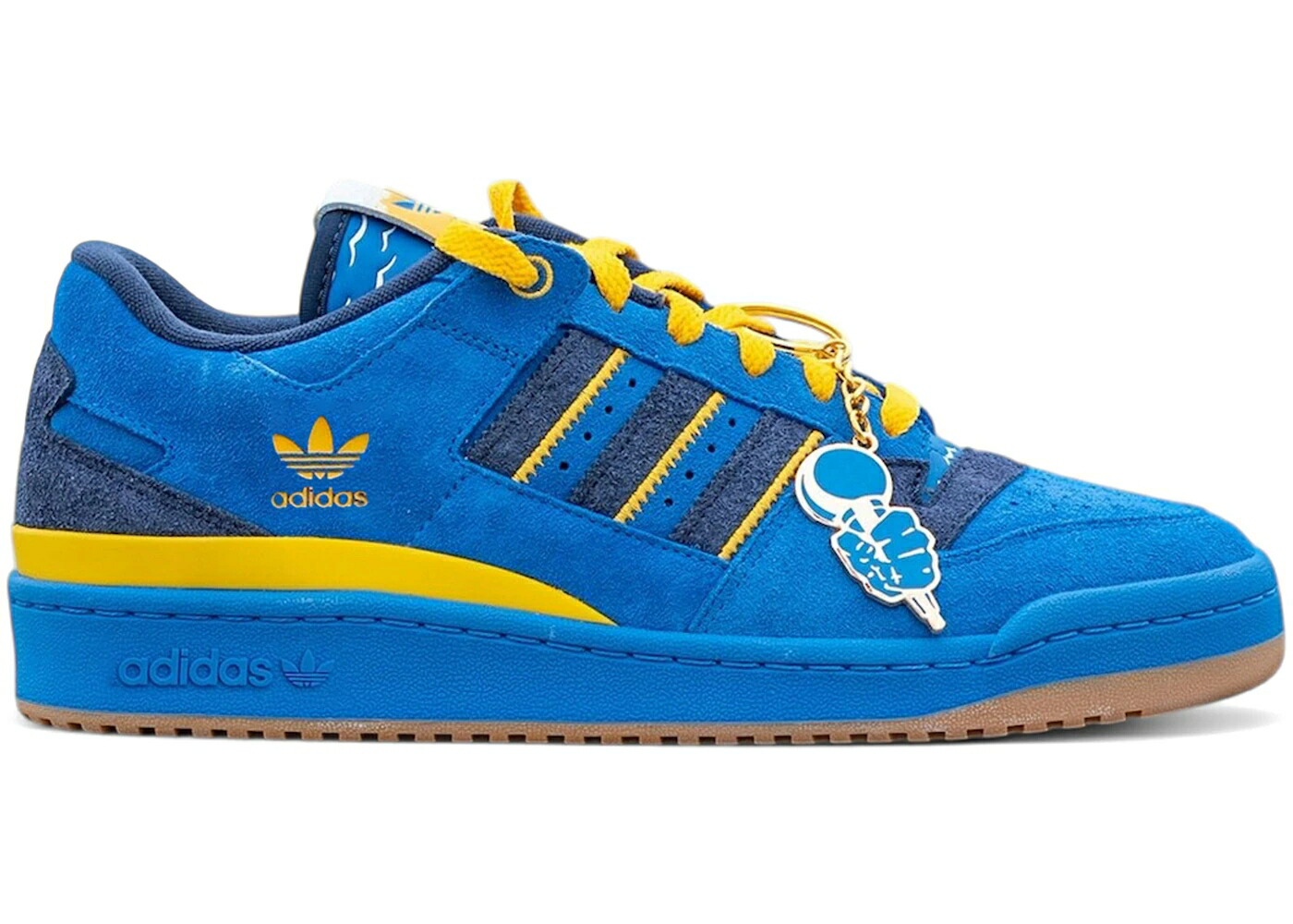 アディダス フォーラム 青色 ブルー 黄色 イエロー スニーカー メンズ ADIDAS FORUM LOW CL CLICKS KICKS 414 DAY BLUE / BLUE YELLOW