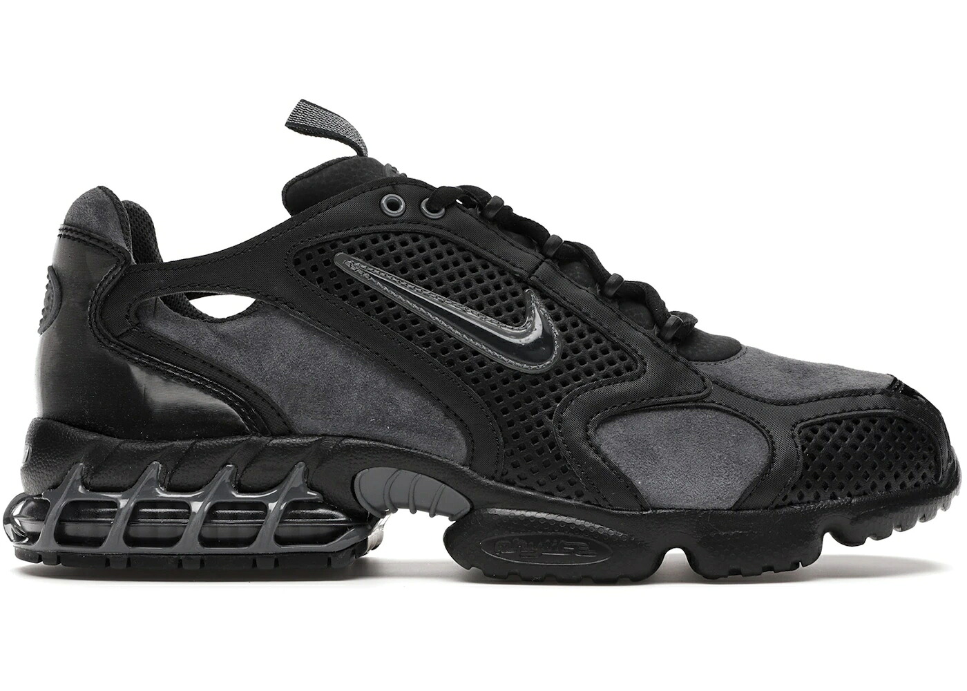 ナイキ 望遠レンズ 黒いこと 黒いこと 薄墨色 薄墨色 スニーカー メンズ NIKE AIR ZOOM SPIRIDON CAGE 2 BLACK / BLACK DARK GREY ANTHRACITE