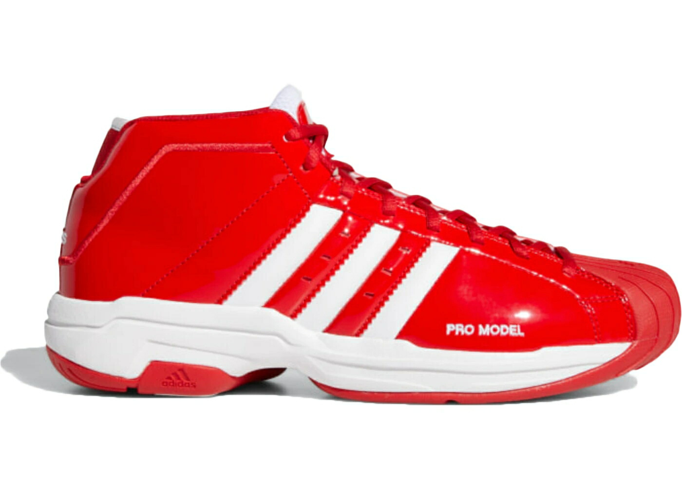 アディダス プロ 白色 ホワイト プロモデル スニーカー メンズ ADIDAS PRO MODEL 2G SCARLET / SCARLET CLOUD WHITE SCARLET