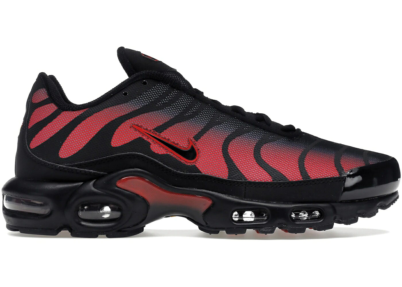 ナイキ マックス 赤 赤いこと 黒いこと 黒いこと エアマックスプラス スニーカー メンズ NIKE AIR MAX PLUS BRED REFLECTIVE / UNIVERSITY RED BLACK