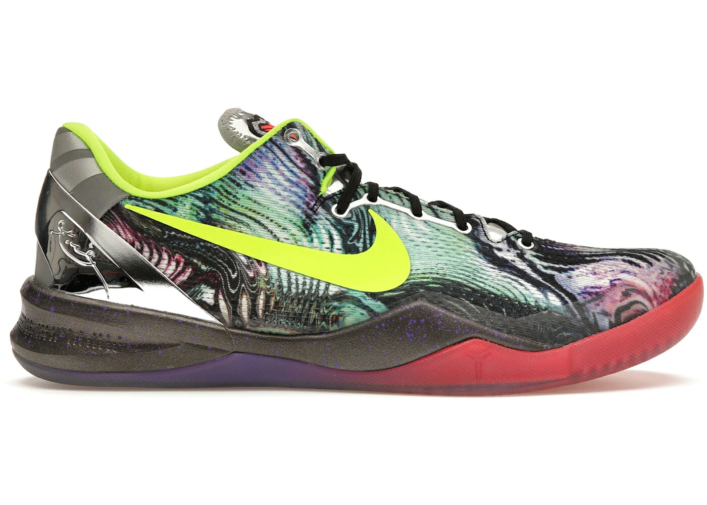 ナイキ コービー スニーカー メンズ NIKE KOBE 8 PRELUDE (REFLECTION) / MULTI COLOR VOLT CHROME｜スニケス