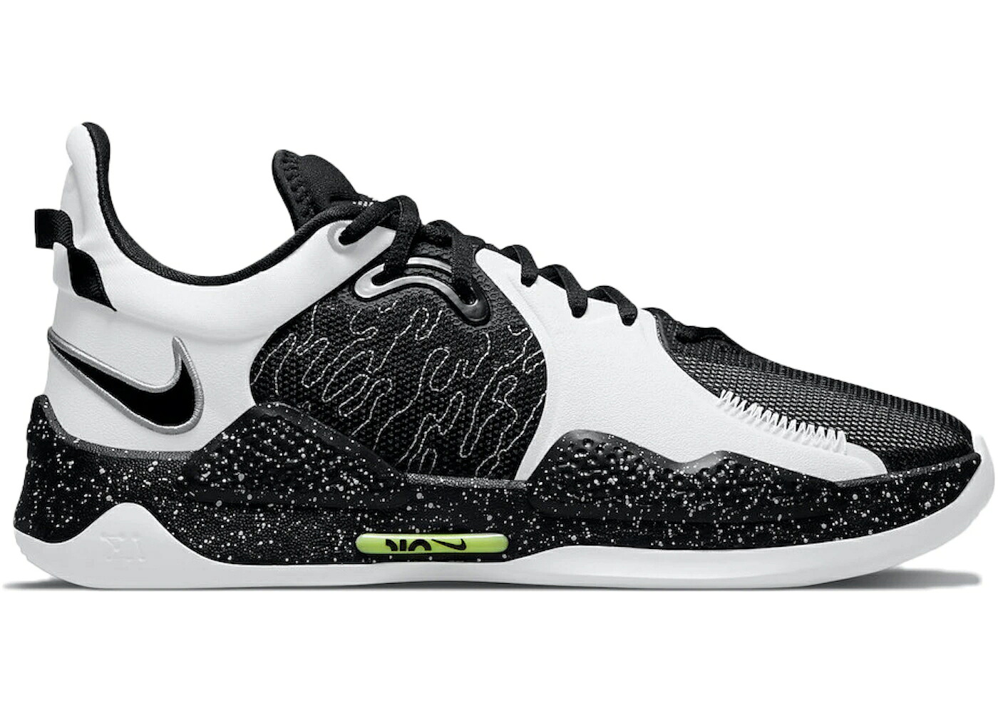 ナイキ 黒いこと 黒いこと 白いこと 白いこと スニーカー メンズ NIKE PG 5 BLACK WHITE / BLACK WHITE