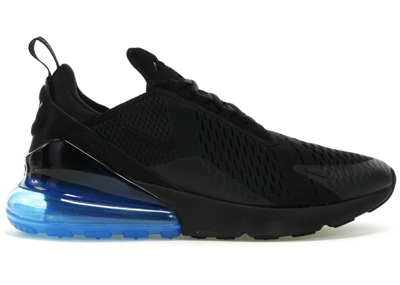 ナイキ マックス 黒いこと 黒いこと 青み 青色 大気圏マックス スニーカー メンズ NIKE AIR MAX 270 BLACK PHOTO BLUE / BLACK BLACK PHOTO BLUE