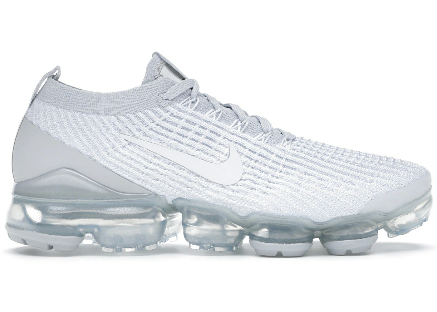 ナイキ フライニット 白色 ホワイト ピュア プラチナム エアヴェイパーマックス スニーカー メンズ NIKE AIR VAPORMAX FLYKNIT 3 WHITE PURE PLATINUM / WHITE WHITE PURE PLATINUM