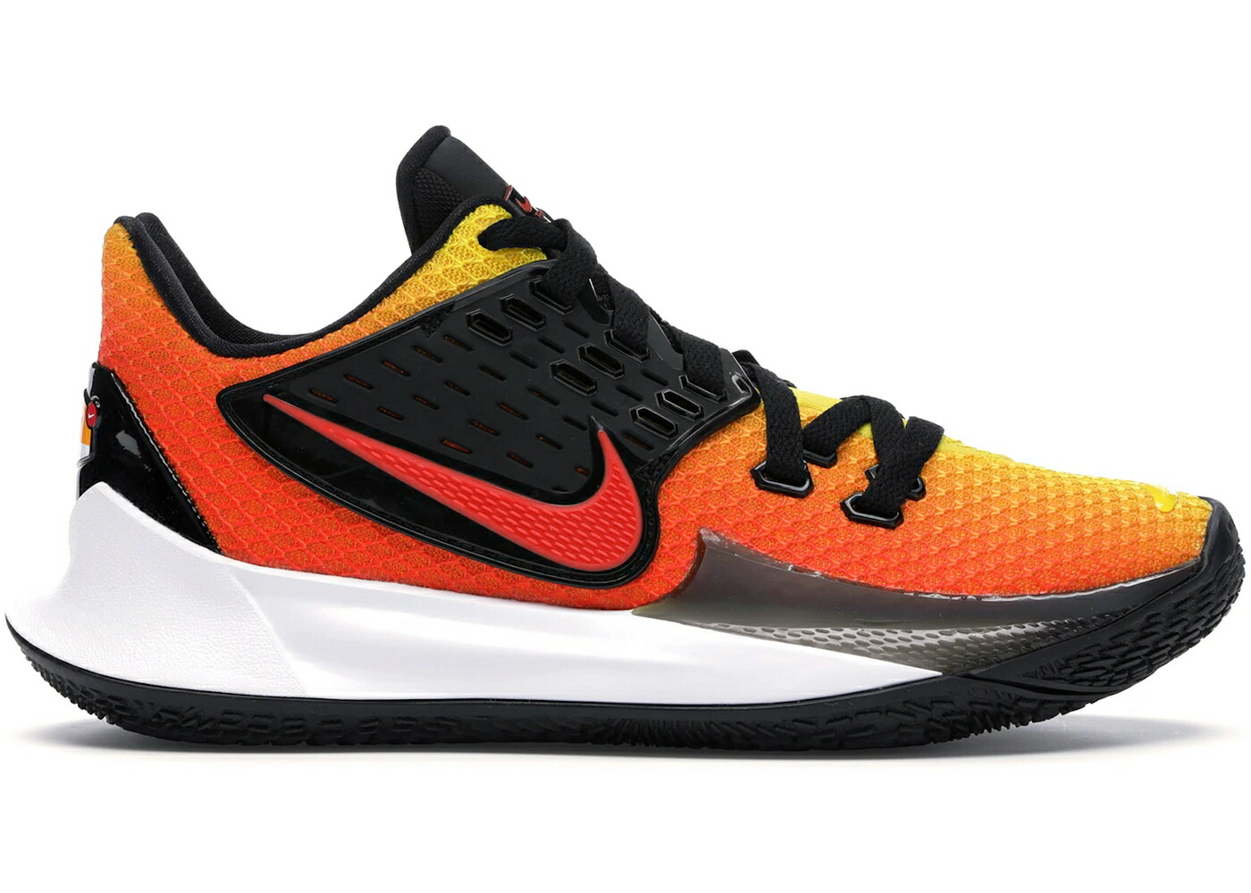 ナイキ カイリー チーム 橙 オレンジ 赤 レッド 黒色 ブラック スニーカー メンズ NIKE KYRIE LOW 2 SUNSET / TEAM ORANGE CHILE RED BLACK