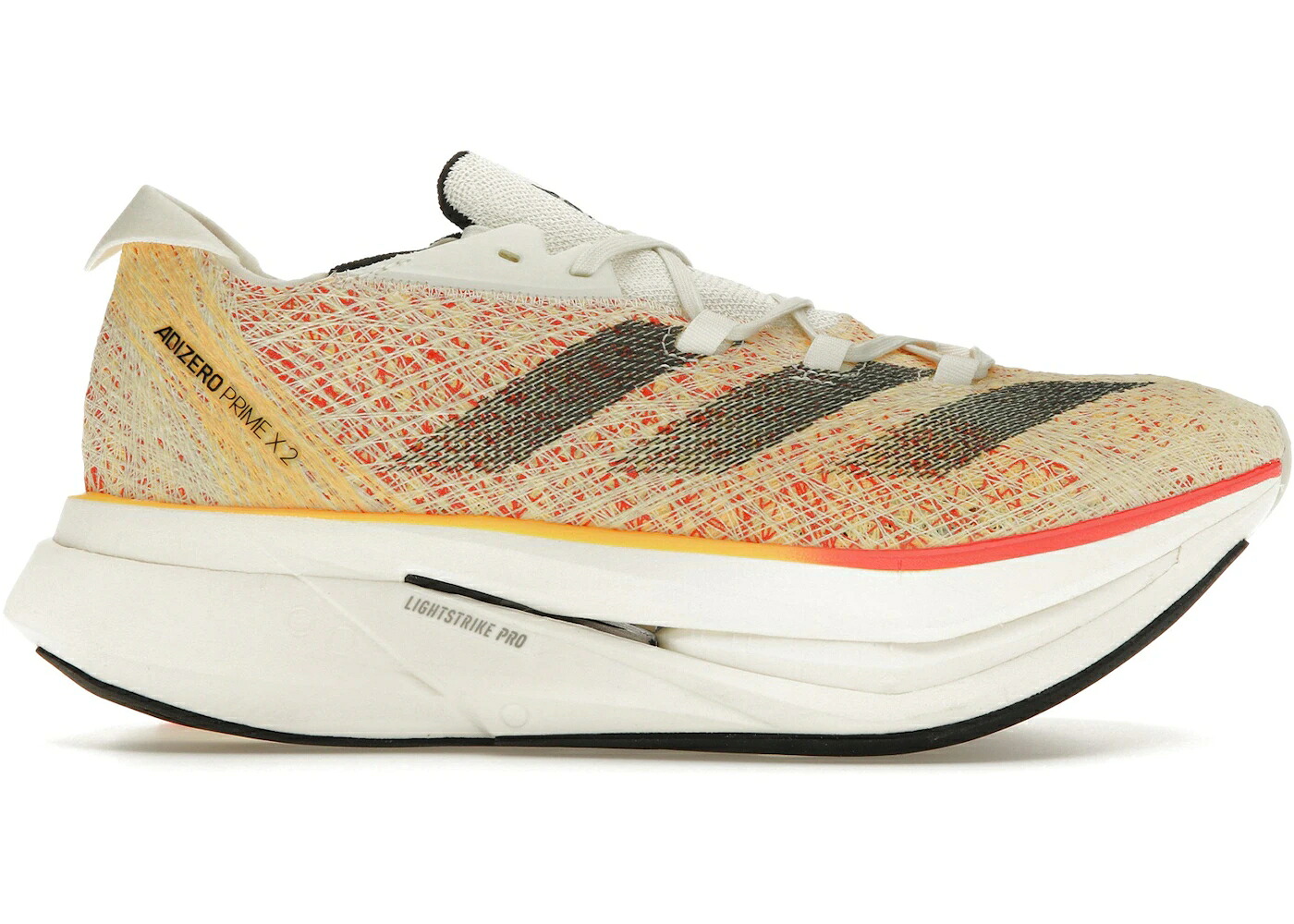アディダス アディゼロ 象牙色 中核グループ 黒いこと 黒いこと 2.0 スニーカー メンズ ADIDAS ADIZERO PRIME X STRUNG IVORY SPARK / IVORY CORE BLACK SPARK