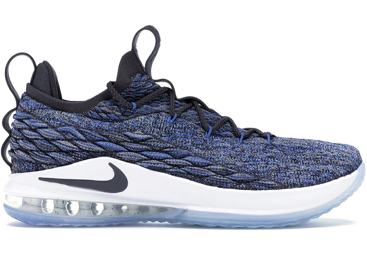 ナイキ レブロン 青色 ブルー サンダー 灰色 グレー 黒色 ブラック スニーカー メンズ NIKE LEBRON 15 LOW SIGNAL BLUE / SIGNAL BLUE THUNDER GREY BLACK|スニケス
