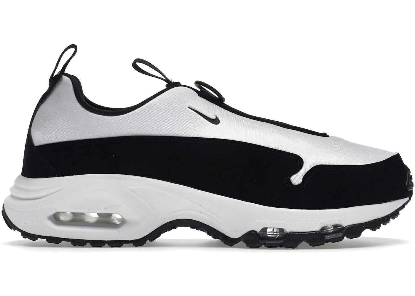 ナイキ マックス 白いこと 白いこと 黒いこと 黒いこと エア湖マックス コムデ給仕 スニーカー メンズ NIKE AIR MAX SUNDER SP COMME DES GARCONS HOMME PLUS WHITE BLACK / WHITE BLACK WHITE