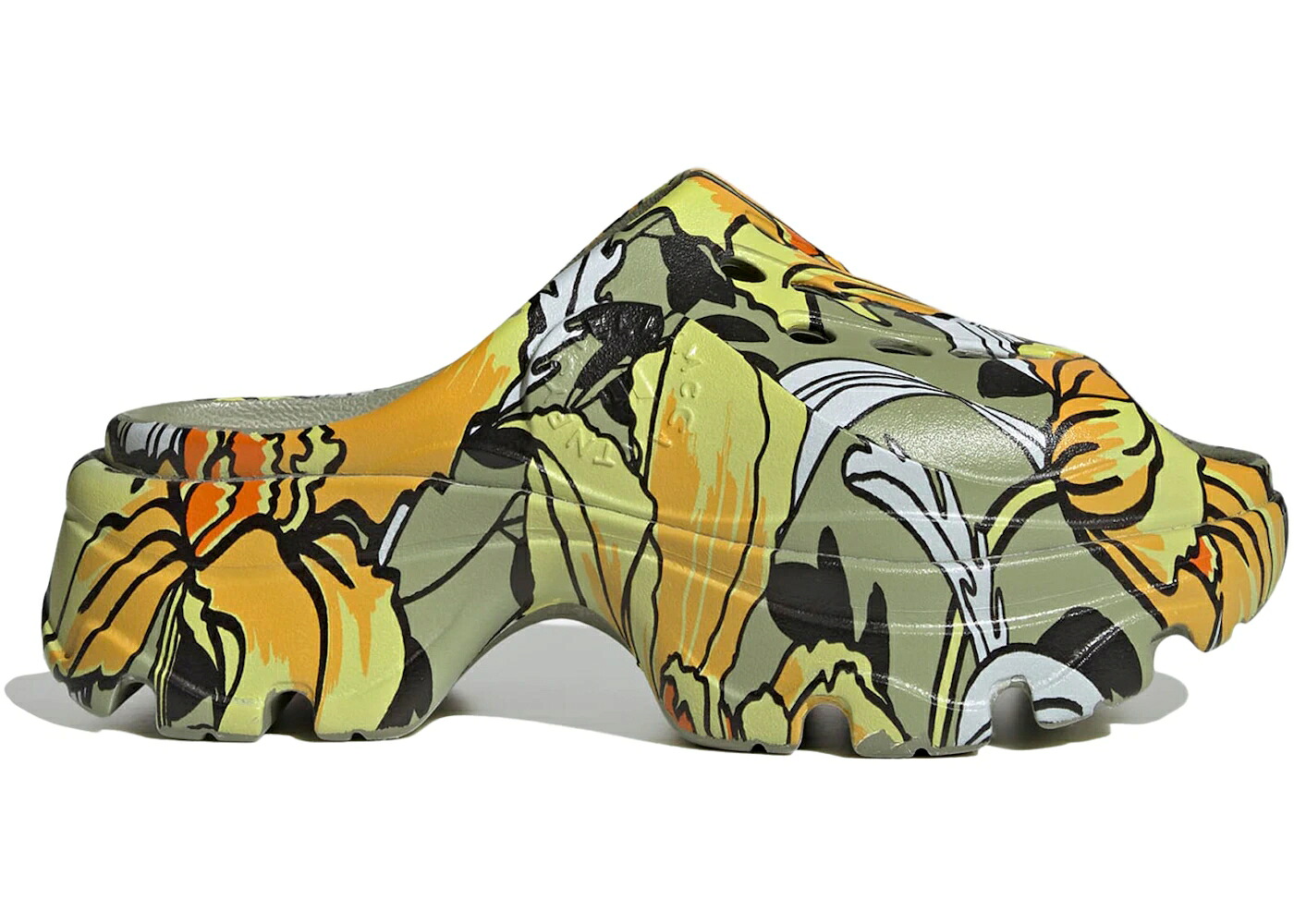 アディダス 緑 グリーン クルー 橙 オレンジ スニーカー レディース ADIDAS CLOG STELLA MCCARTNEY FLORAL TENT GREEN / TENT GREEN CREW ORANGE CLOUD|スニケス