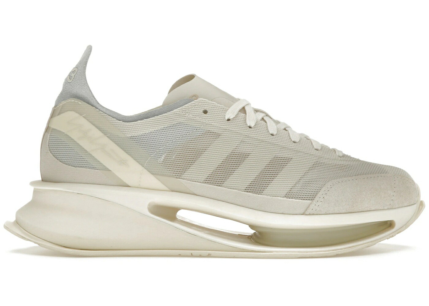 アディダス 幽客 白いこと 白いこと 皮膚軟化剤 スニーカー メンズ ADIDAS Y-3 S-GENDO RUN ALUMINIUM OFF WHITE CREAM / ALUMINIUM OFF WHITE CREAM WHITE