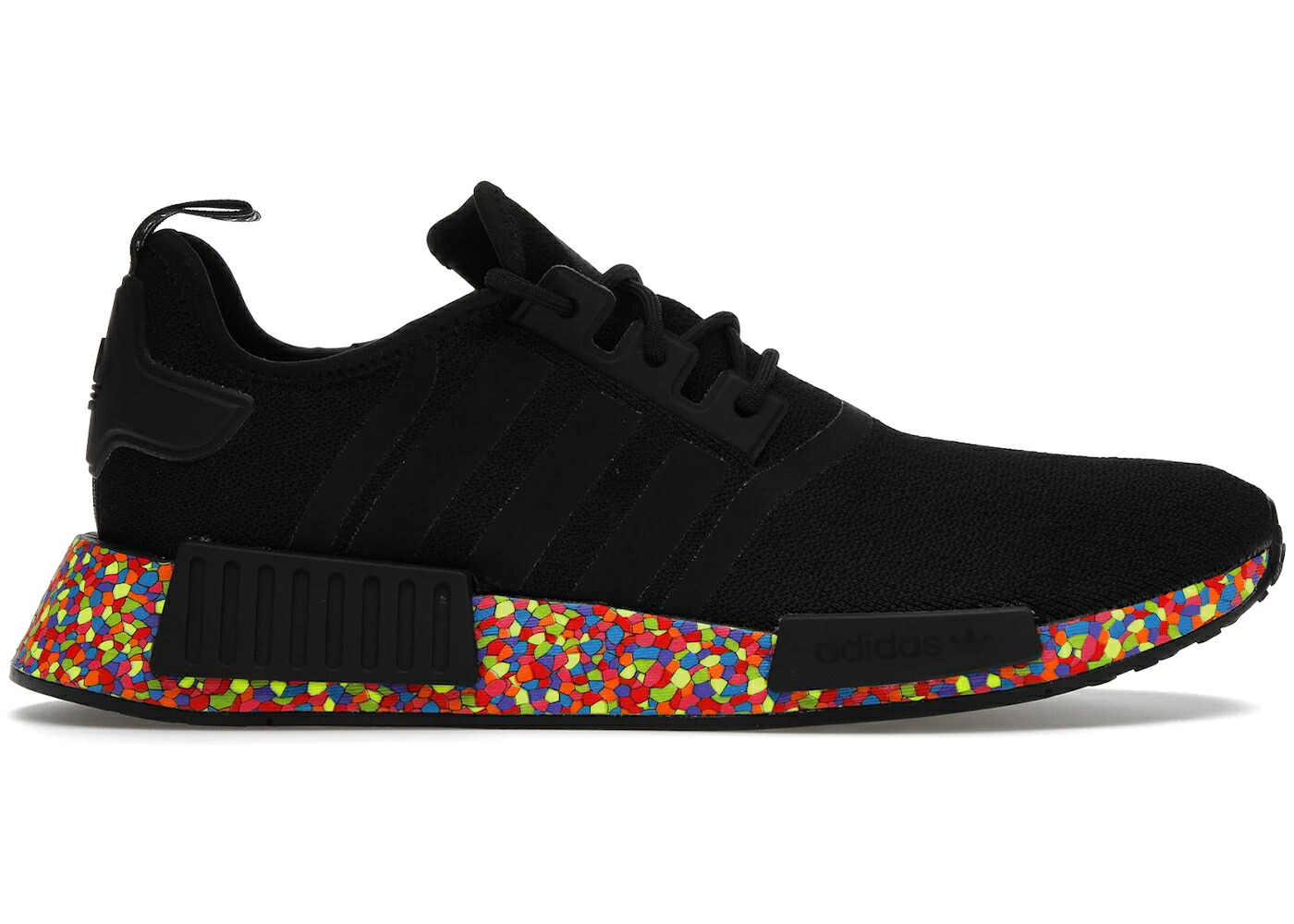 アディダス ブースト コア 黒色 ブラック スニーカー メンズ ADIDAS NMD R1 MOSAIC BOOST / CORE BLACK CORE BLACK CORE BLACK
