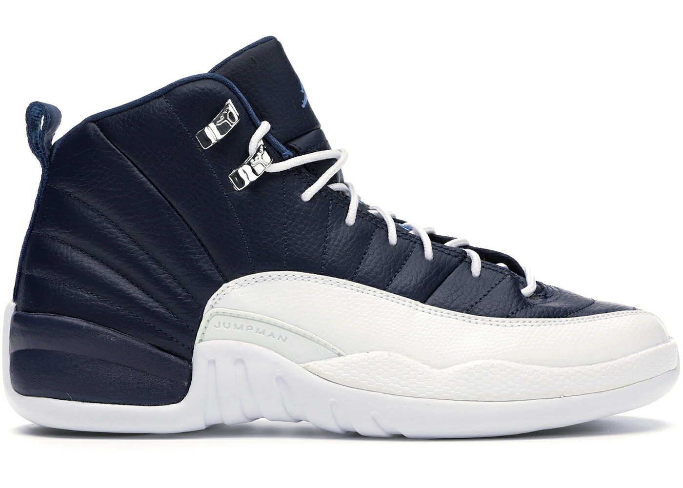 ナイキ ジョーダン 青色 ブルー 白色 ホワイト ジュニア キッズ JORDAN 12 RETRO OBSIDIAN (2012) (GS) / OBSIDIAN UNIVERSITY BLUE WHITE ベビー マタニティ スニーカー