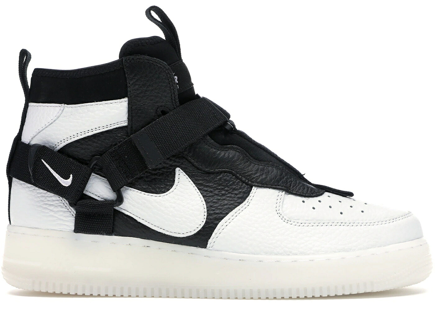 ナイキ ミッド 白いこと 白いこと 黒いこと 黒いこと 空軍 スニーカー メンズ NIKE AIR FORCE 1 UTILITY MID ORCA / OFF WHITE BLACK WHITE